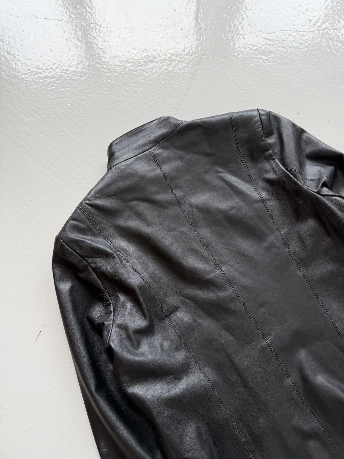Vintage Archive y2k leather biker jacket Size M / US 6-8 / IT 42-44 - 9 Thumbnail