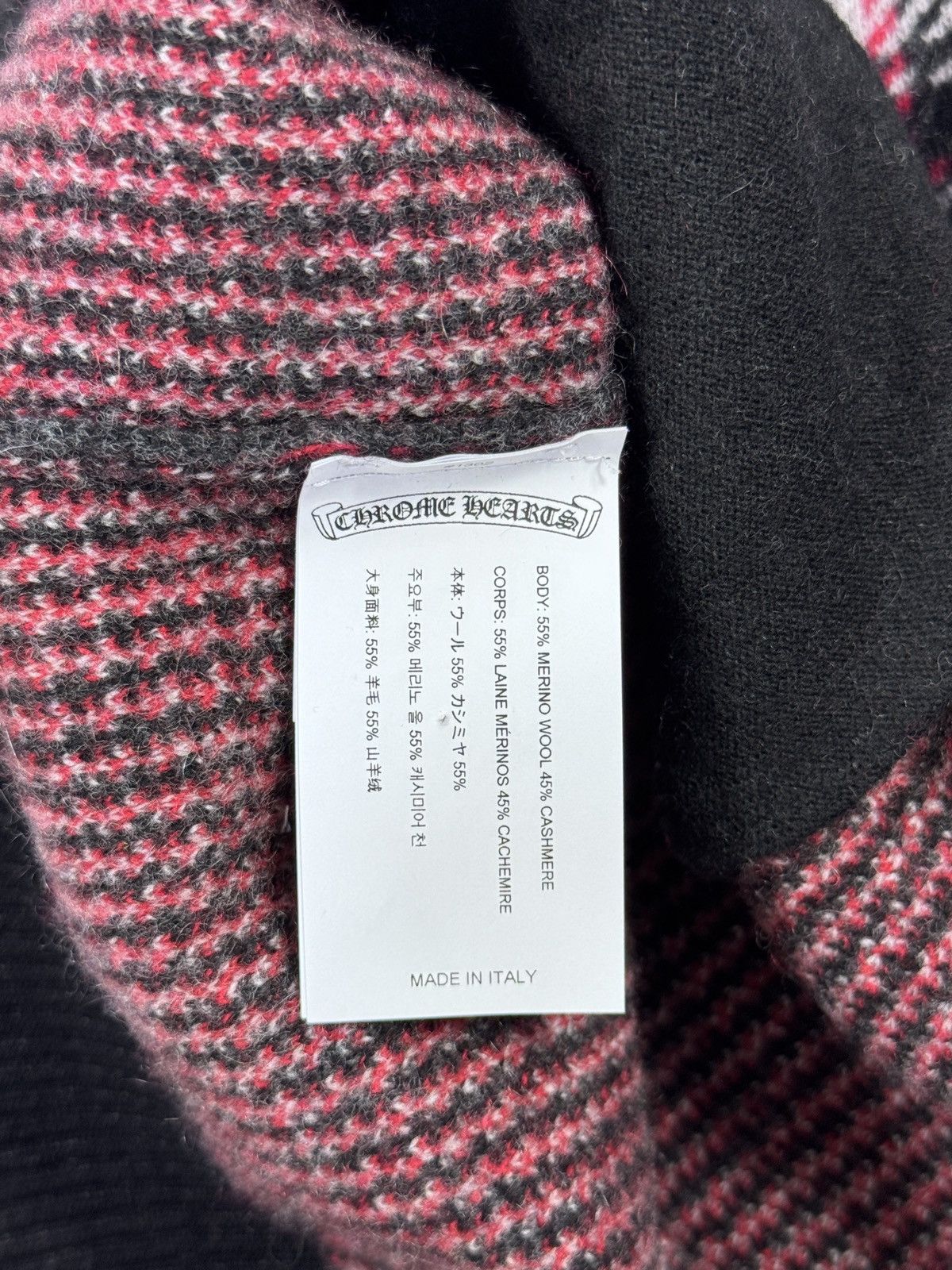 Chrome Hearts SILVER BUTTON DOWN WOOL AND CASHMERE CARDIGAN Size US S / EU 44-46 / 1 - 6 Thumbnail