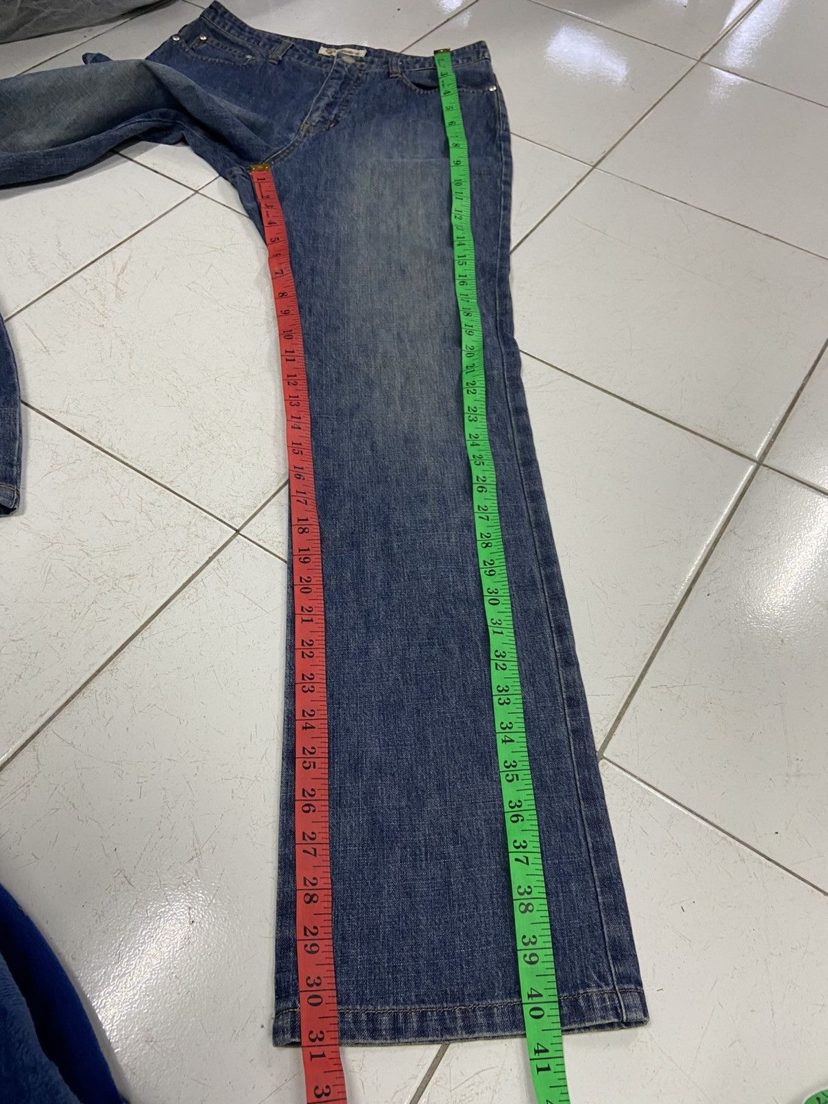 MCM MCM LEGERE STRAIGHT CUT DENIM JEANS Size US 27 - 15 Thumbnail
