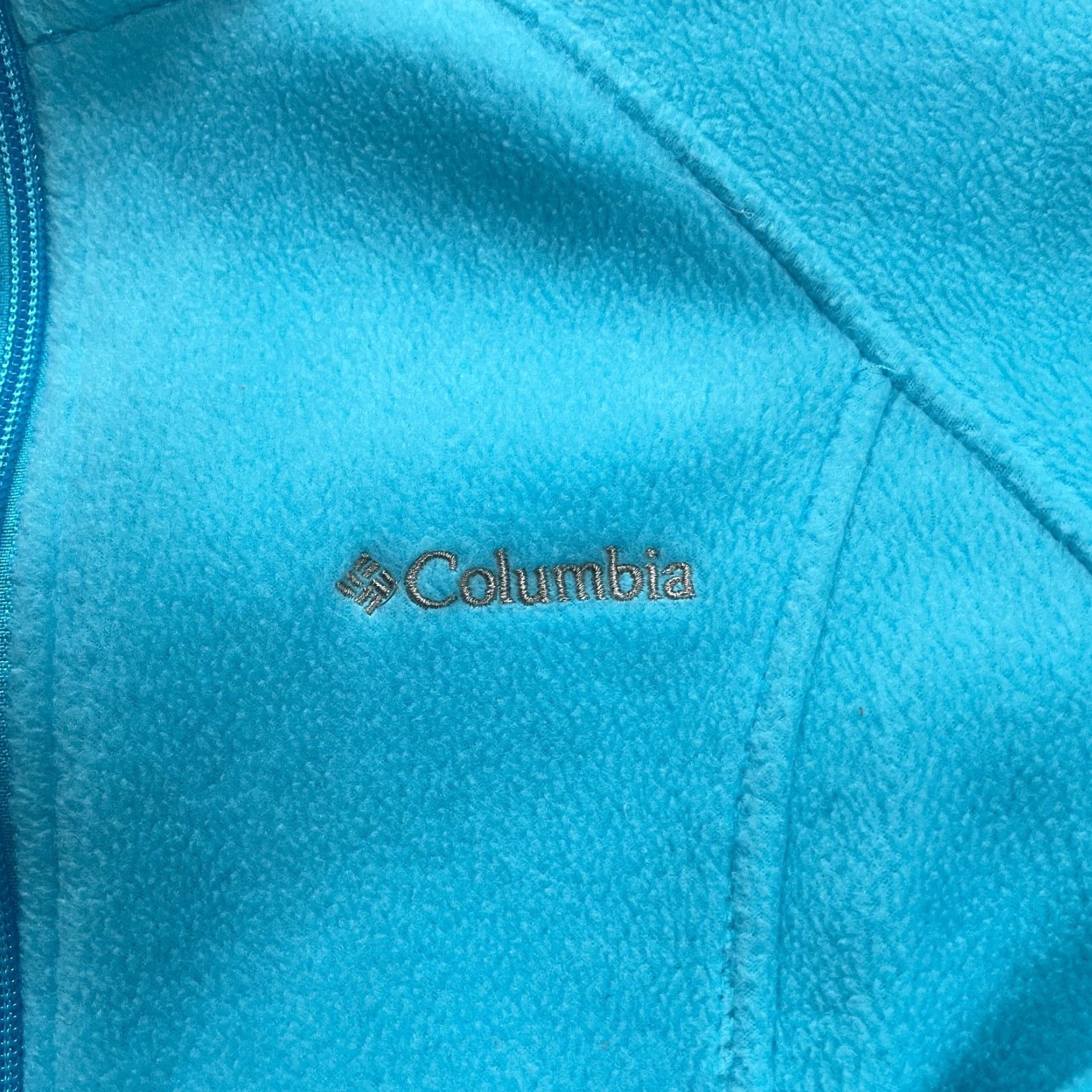 Vintage Columbia Jacket Women Small Blue Full Zip Pocket High Neck Fleece Outdoor Hiking Size S / US 4 / IT 40 - 4 Thumbnail