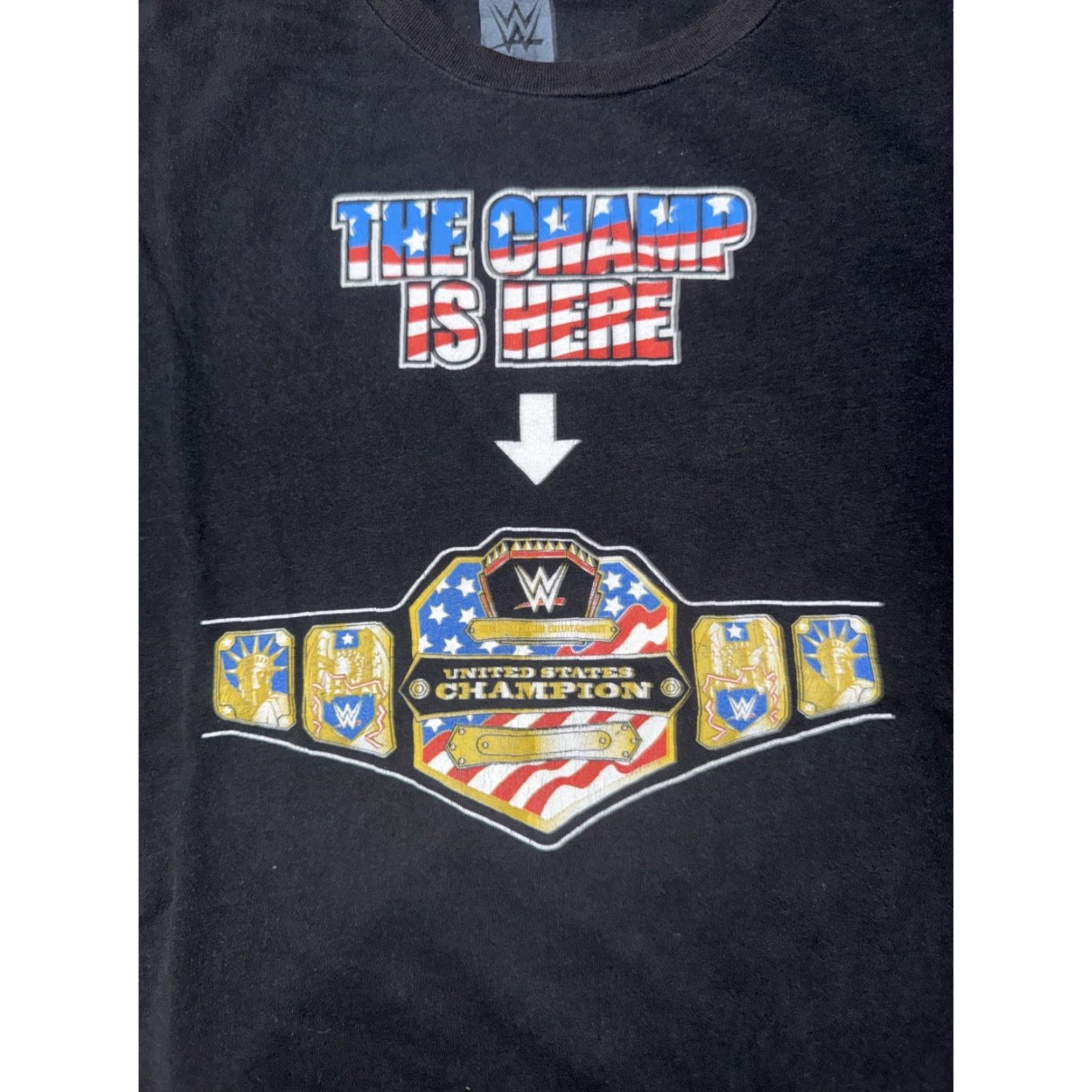 Champion WWE United States Champion Women’s T-Shirt Black 2XL Size XXL / US 16-18 / IT 52-54 - 2 Thumbnail