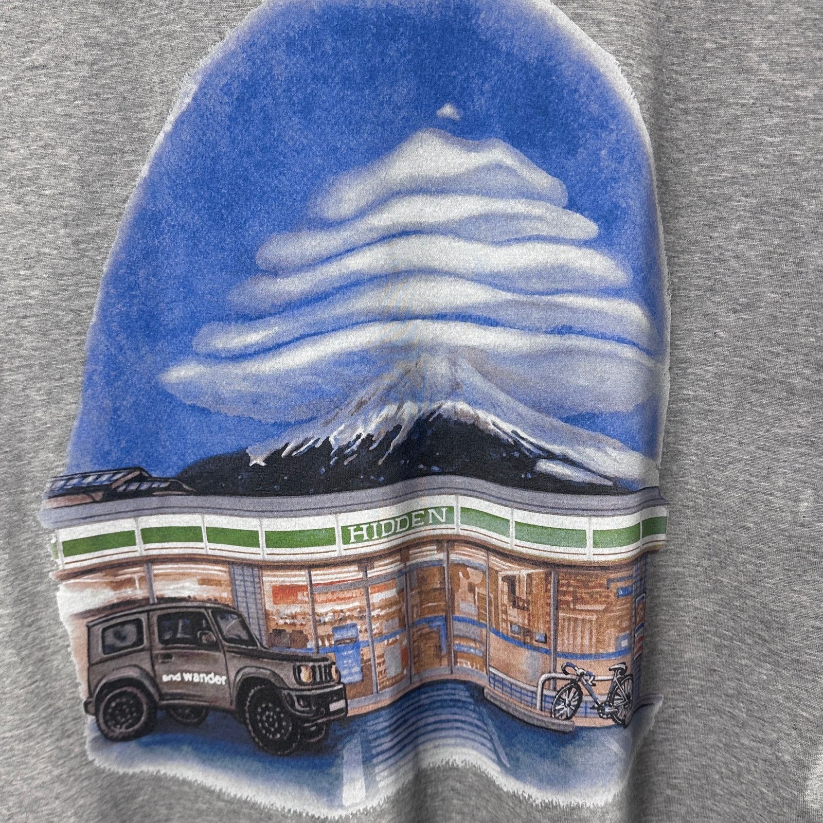 And Wander × HIDDEN Grey Fuji Pocket Tee Size US XL / EU 56 / 4 - 6 Thumbnail