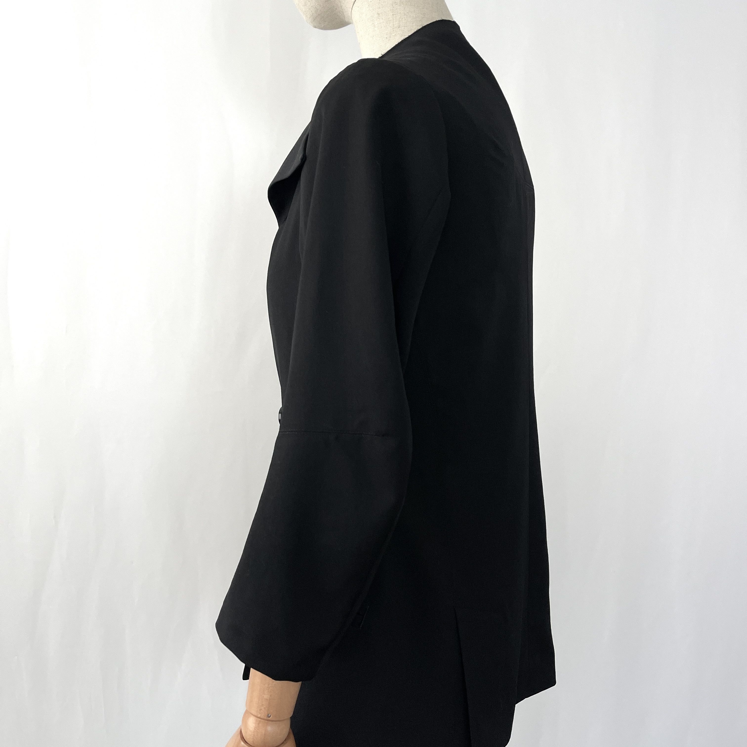 Yohji Yamamoto YOHJI YAMAMOTO Black Wool Jacket size 1 Size S / US 4 / IT 40 - 5 Thumbnail