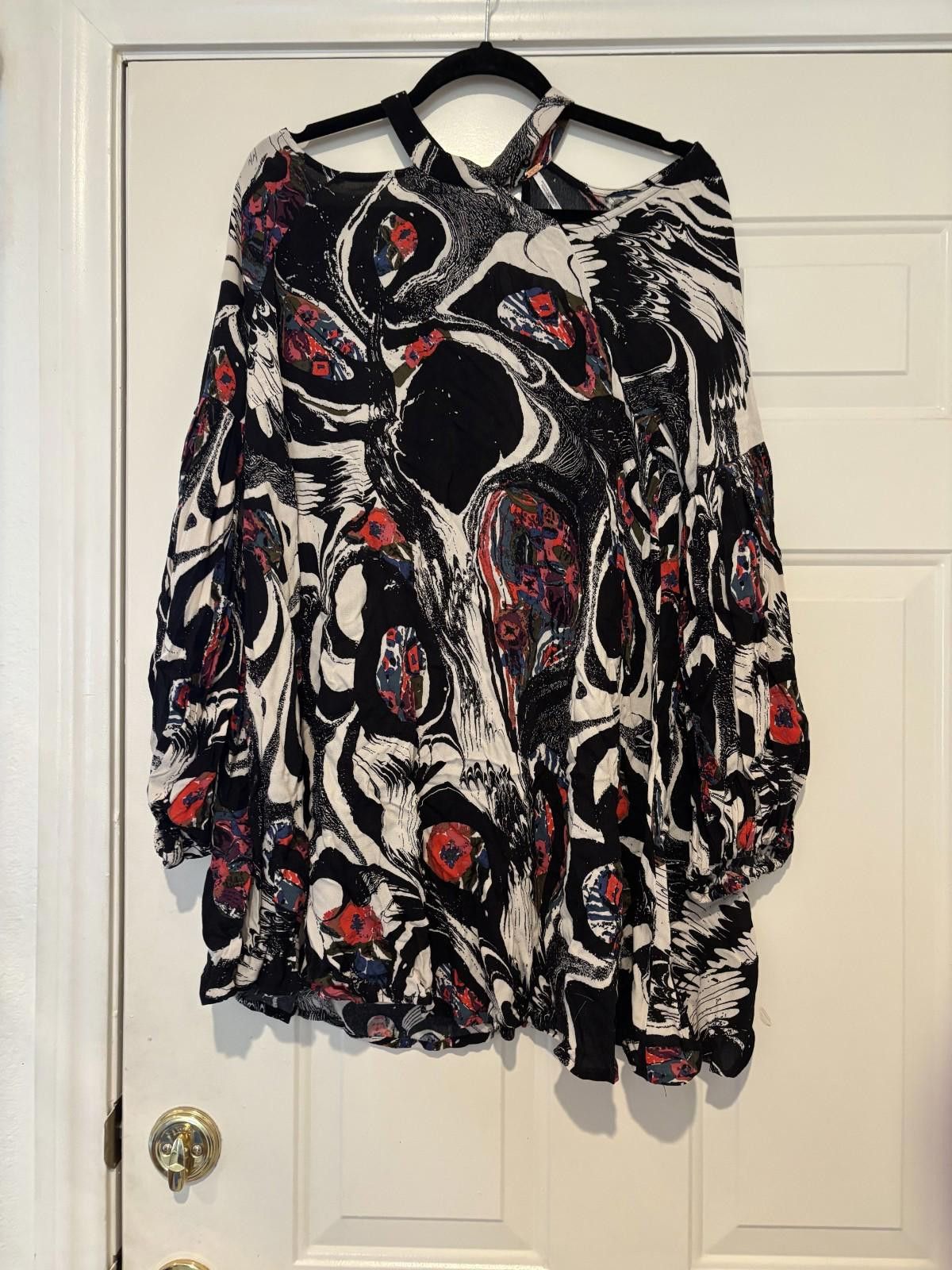 Free People Womens sz S (very oversized) black Free People dress #611 Size S / US 4 / IT 40 - 1 Thumbnail