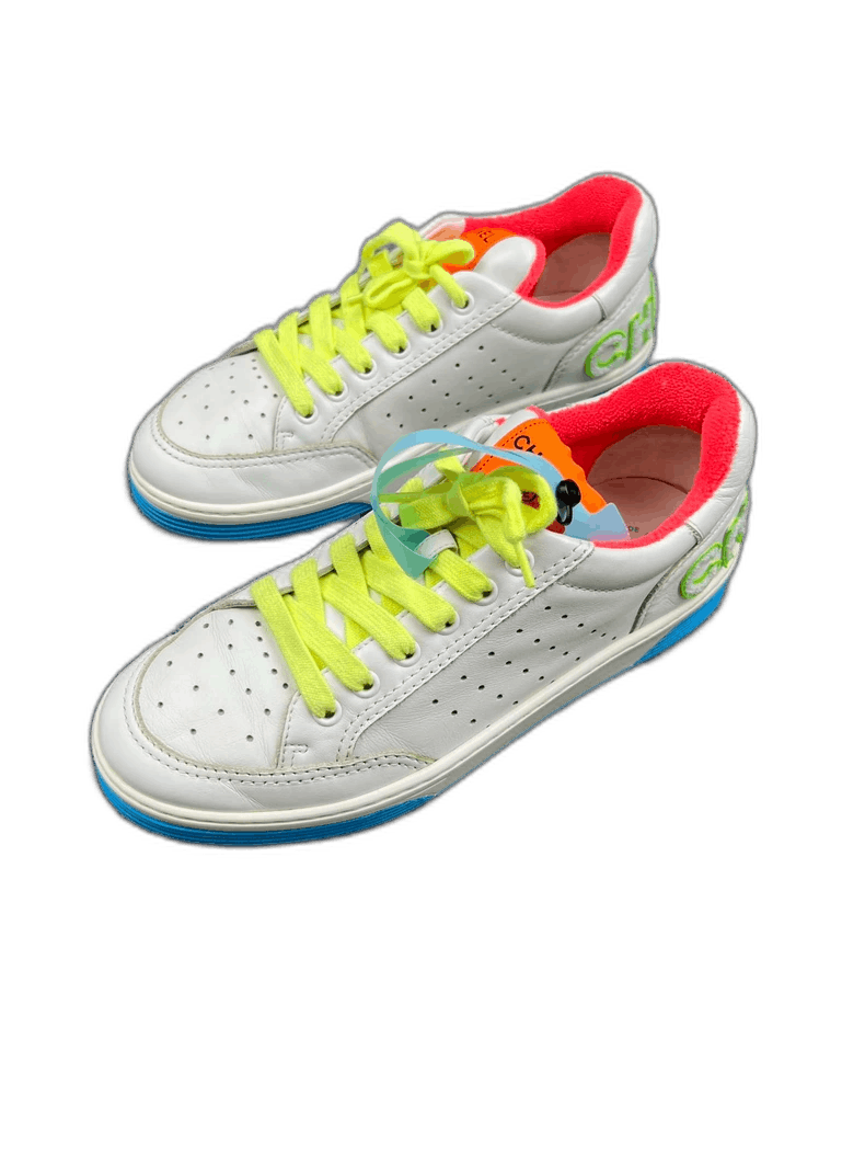 Chanel Rainbow Letter Sneakers Size 38.5