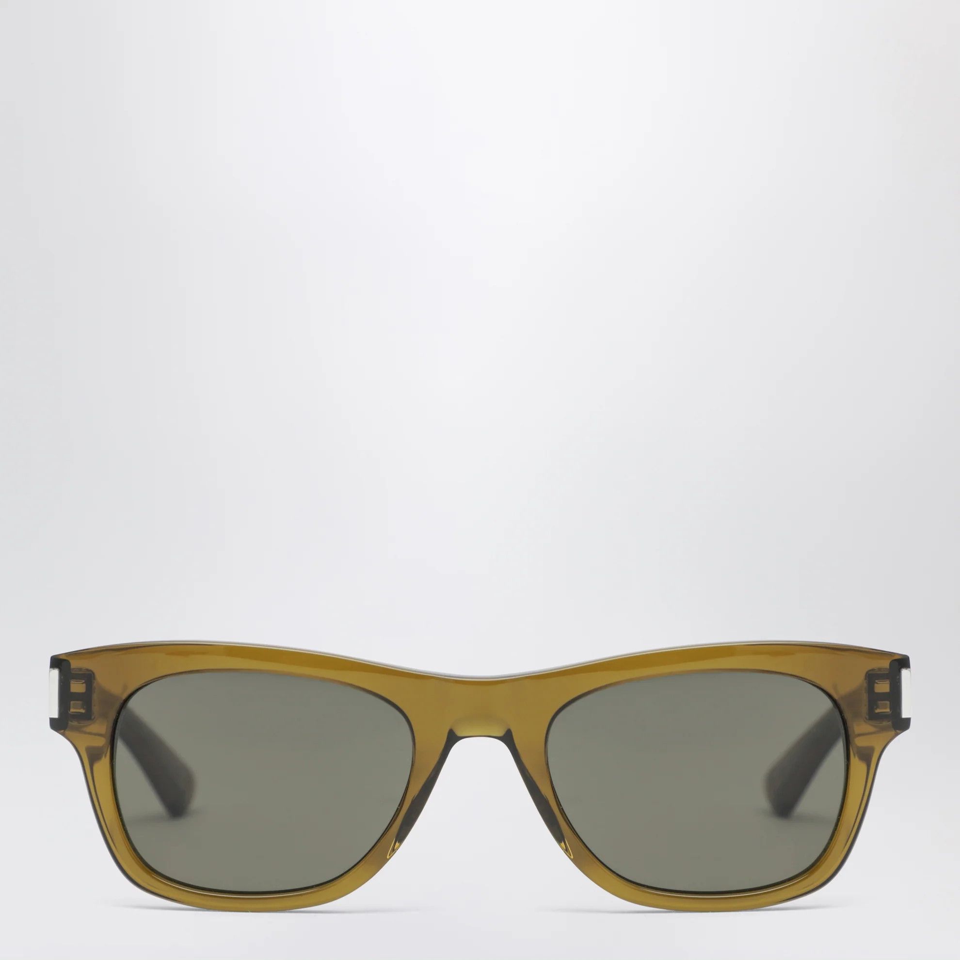 Saint Laurent Paris o1d2blof0526 Size: OS / Rectangular Sunglasses in Olive Size ONE SIZE - 1 Thumbnail