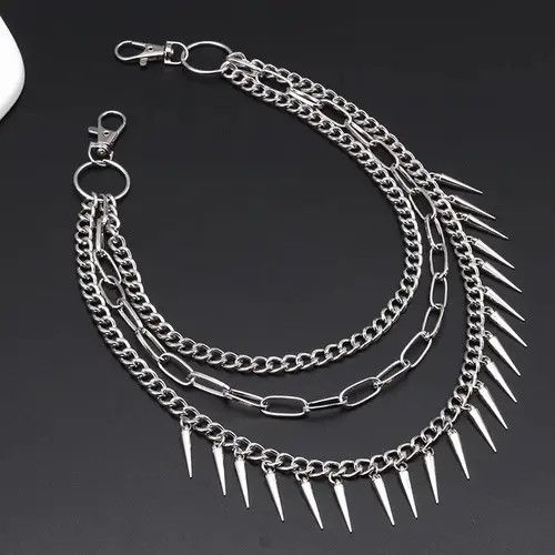 Handmade Unisex Spikes KeyChain Size ONE SIZE - 3 Thumbnail
