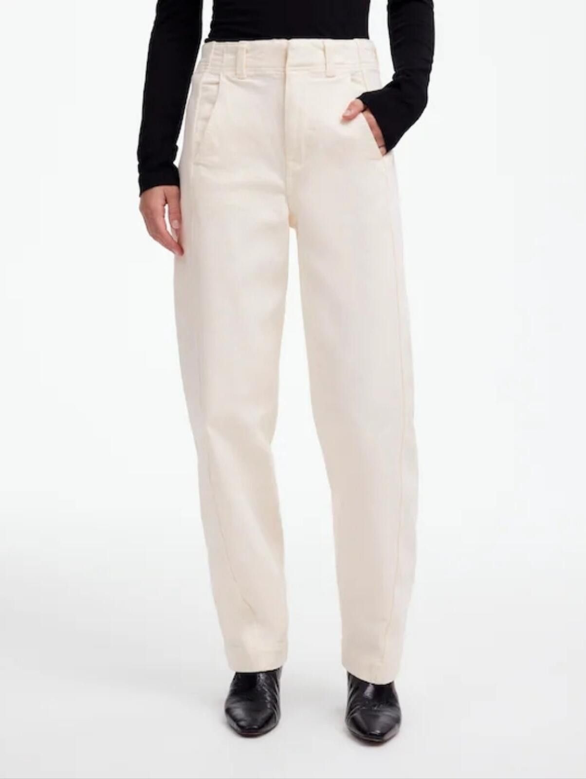 Madewell Madewell Tapered Denim Trousers Size 28" / US 6 / IT 42 - 1 Thumbnail