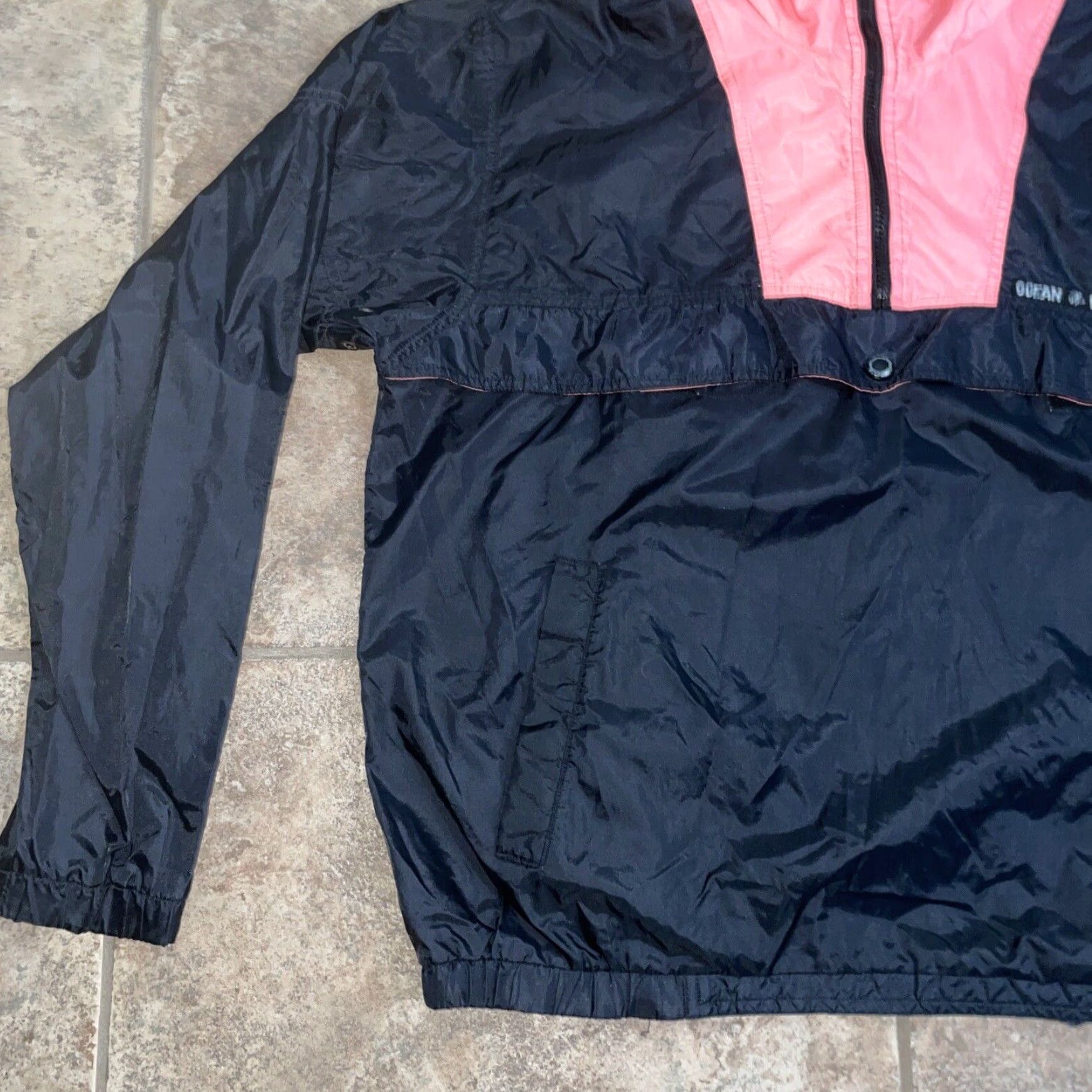 Ocean Pacific VINTAGE Ocean Pacific Windbreaker Jacket Mens XL Black Size US XL / EU 56 / 4 - 3 Thumbnail