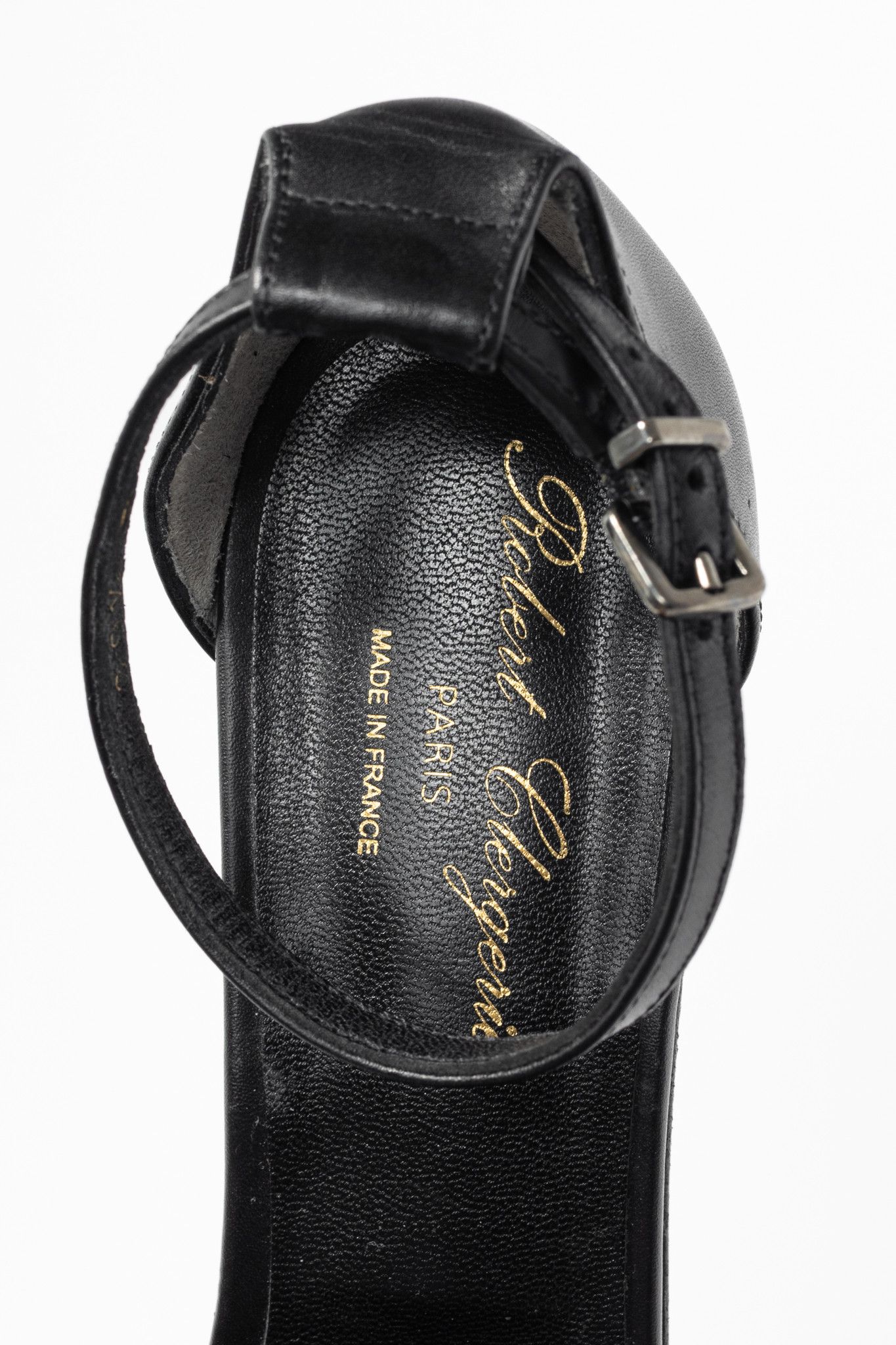 Robert Clergerie Robert Clergerie Black Suede Fringe Mirror-Heel Sandals Size US 9 / IT 39 - 10 Thumbnail
