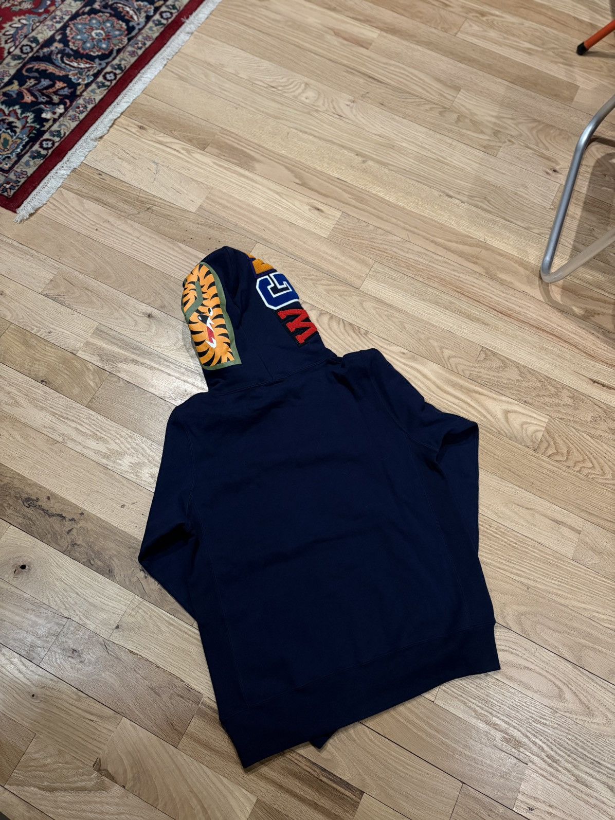 Bape Bape Navy Camo Hoodie DS Size Small Size US S / EU 44-46 / 1 - 3 Thumbnail