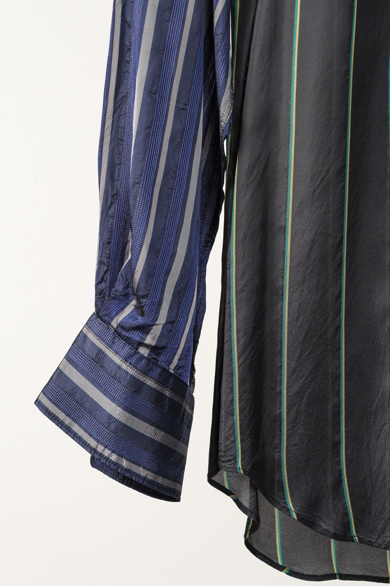 Comme des Garcons Comme des Garçons Shirt Black Multi-Colour Stripe Button Up Size US M / EU 48-50 / 2 - 6 Thumbnail
