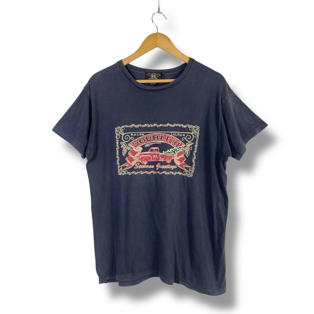 RRL Ralph Lauren Vintage Double RL Ralph Lauren Classic Truck Tshirt Size US L / EU 52-54 / 3 - 1 Thumbnail