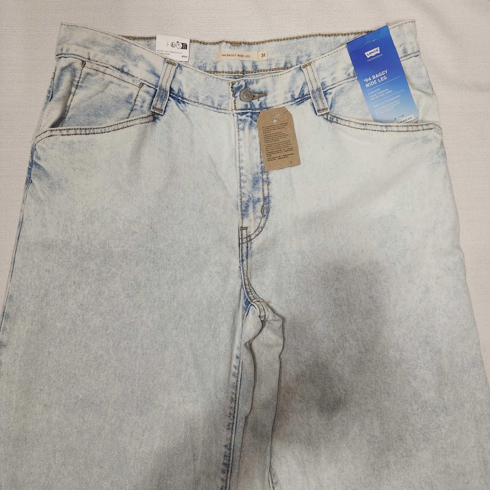 Levi's Levi's 94 baggy wide leg W31''x L31'' women's Size 31" - 6 Thumbnail