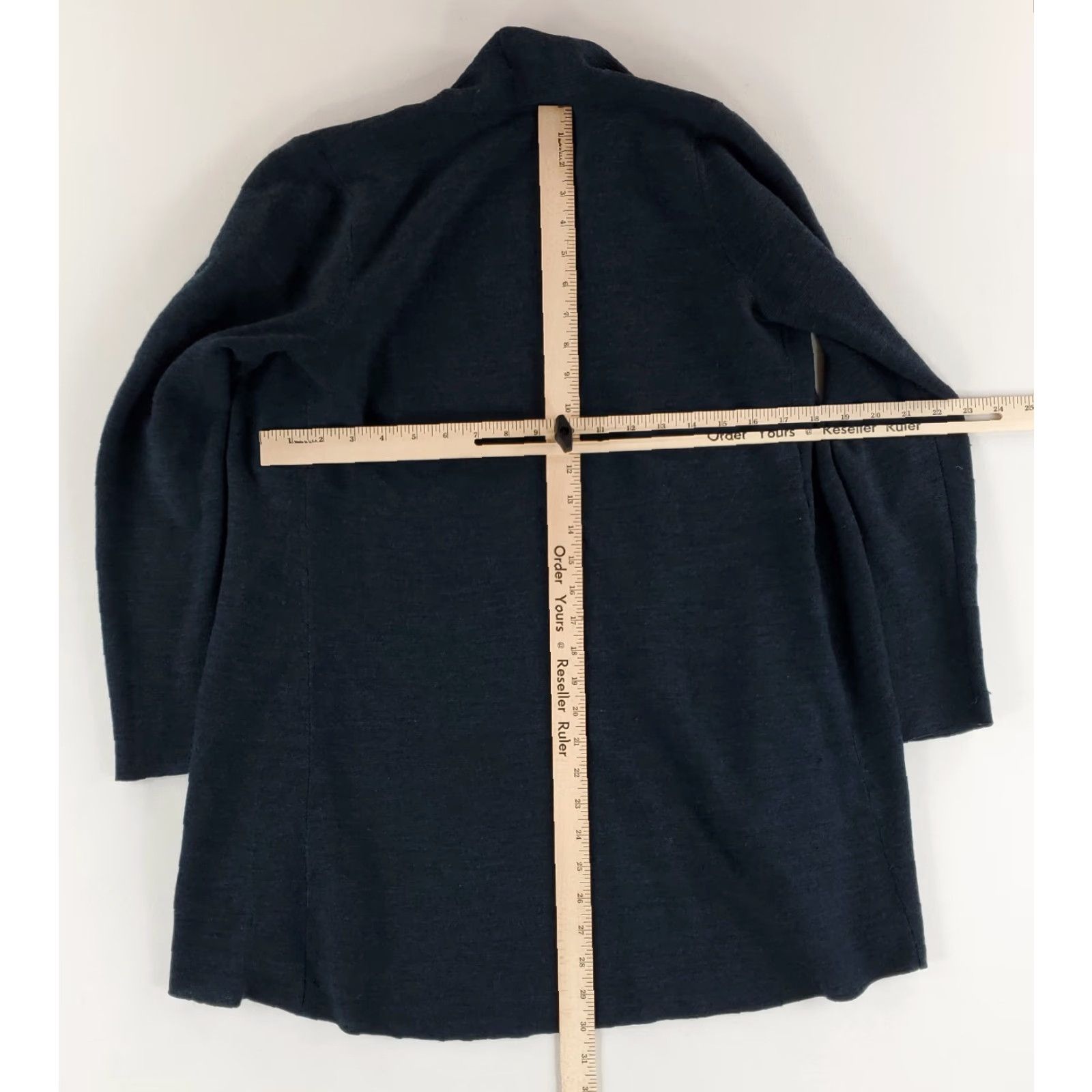Eileen Fisher Eileen Fisher Cardigan Sweater 100% Merino Wool Blue Womens XS Size XS / US 0-2 / IT 36-38 - 6 Thumbnail