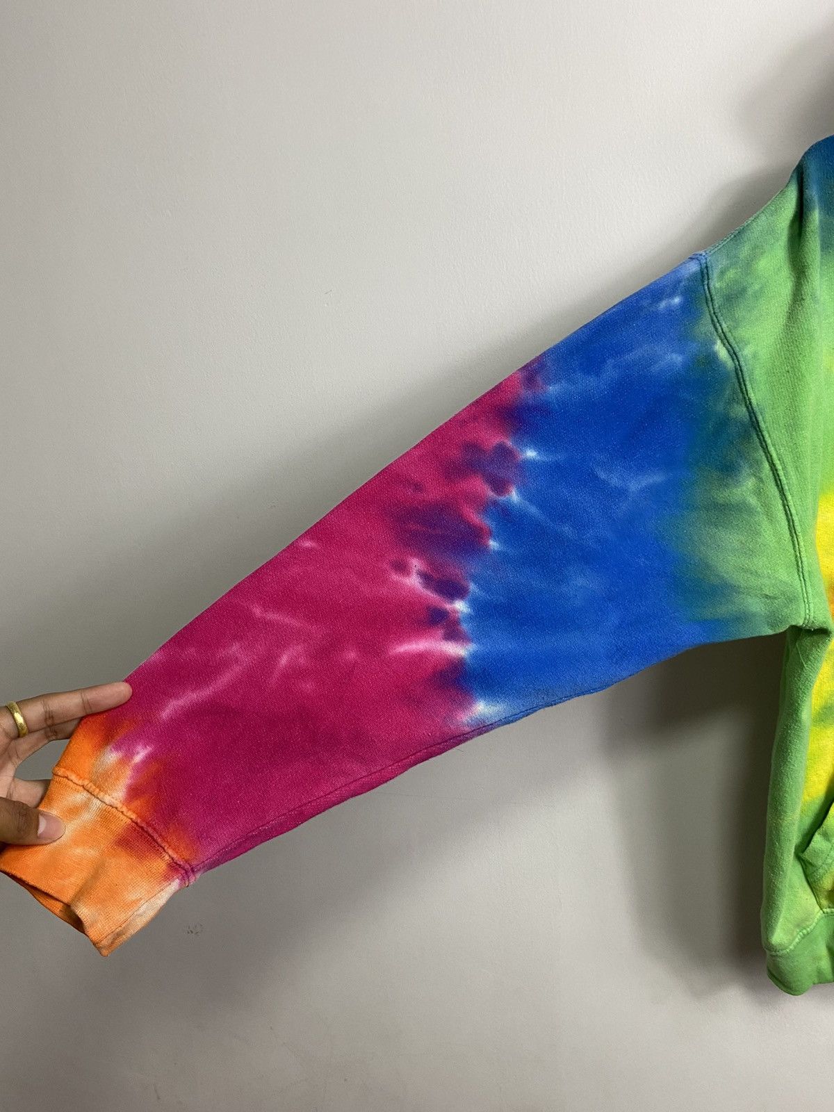Russell Athletic VIntage Rainbow EXIST Hoodie Rare Size US M / EU 48-50 / 2 - 2 Thumbnail