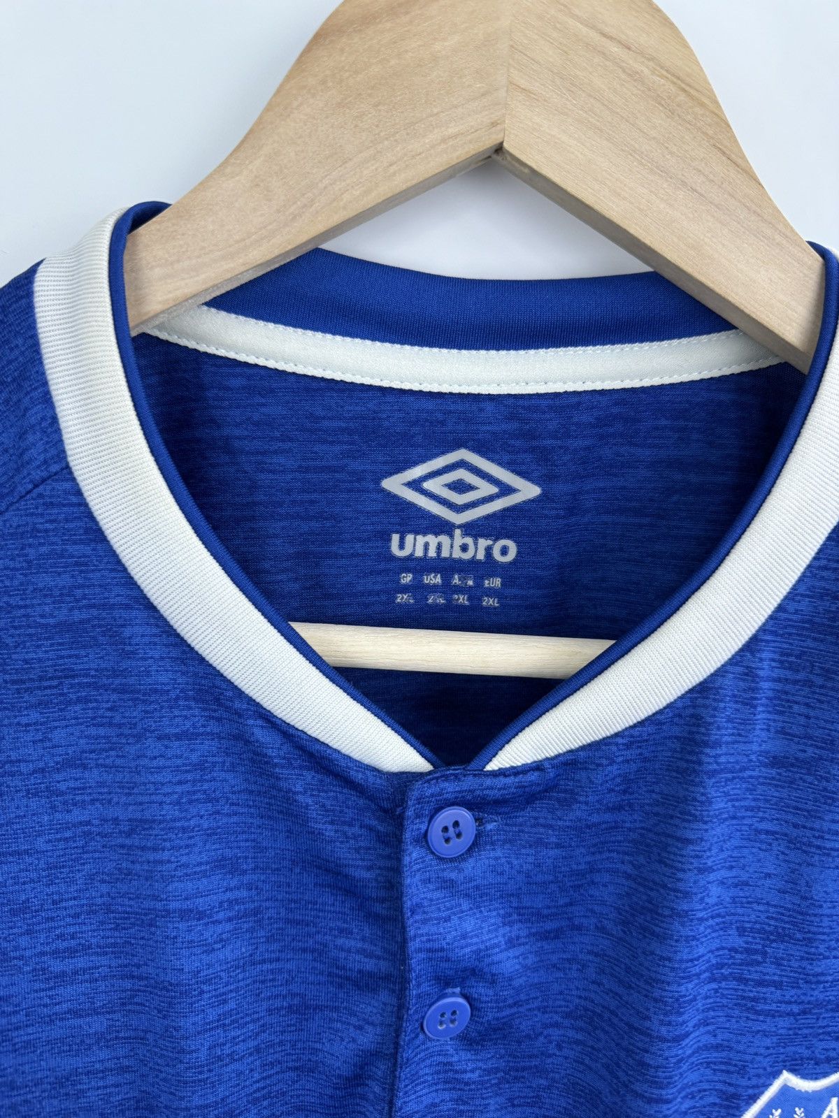 Umbro 🏴󠁧󠁢󠁥󠁮󠁧󠁿 2018 Umbro Everton Premier League Home Soccer Jersey Rare Size US XXL / EU 58 / 5 - 8 Thumbnail