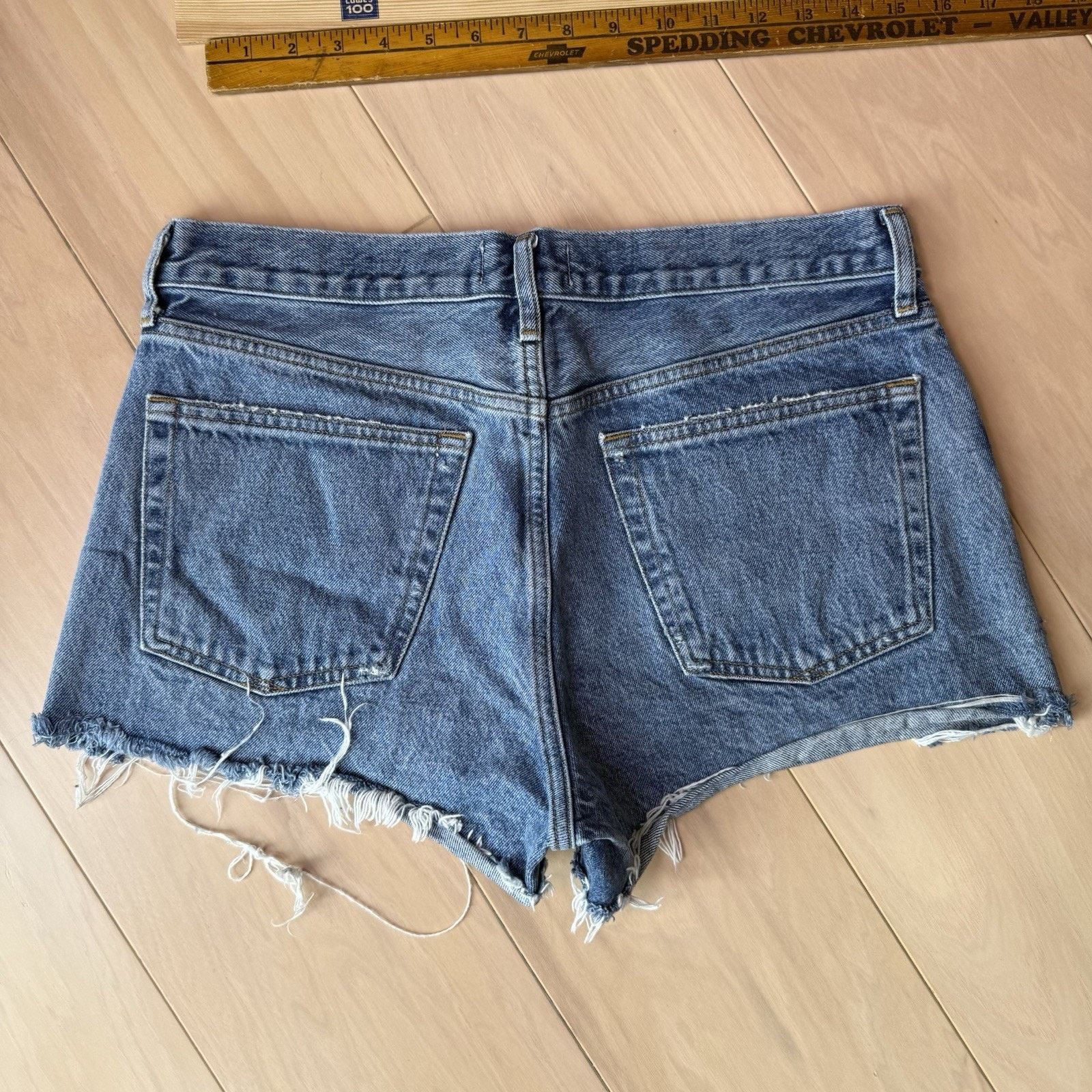 Agolde Agolde Parker Denim Shorts Women's 32 Blue Jorts Summer Size 32" / US 10 / IT 46 - 8 Thumbnail