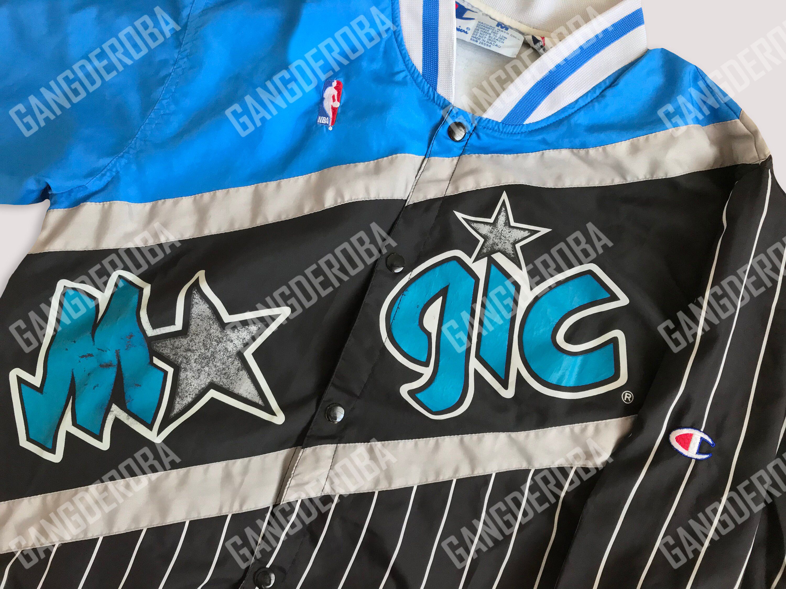 Champion RARE Vintage 90s CHAMPION ORLANDO MAGIC Jacket Warm Up NBA M Size US M / EU 48-50 / 2 - 5 Thumbnail