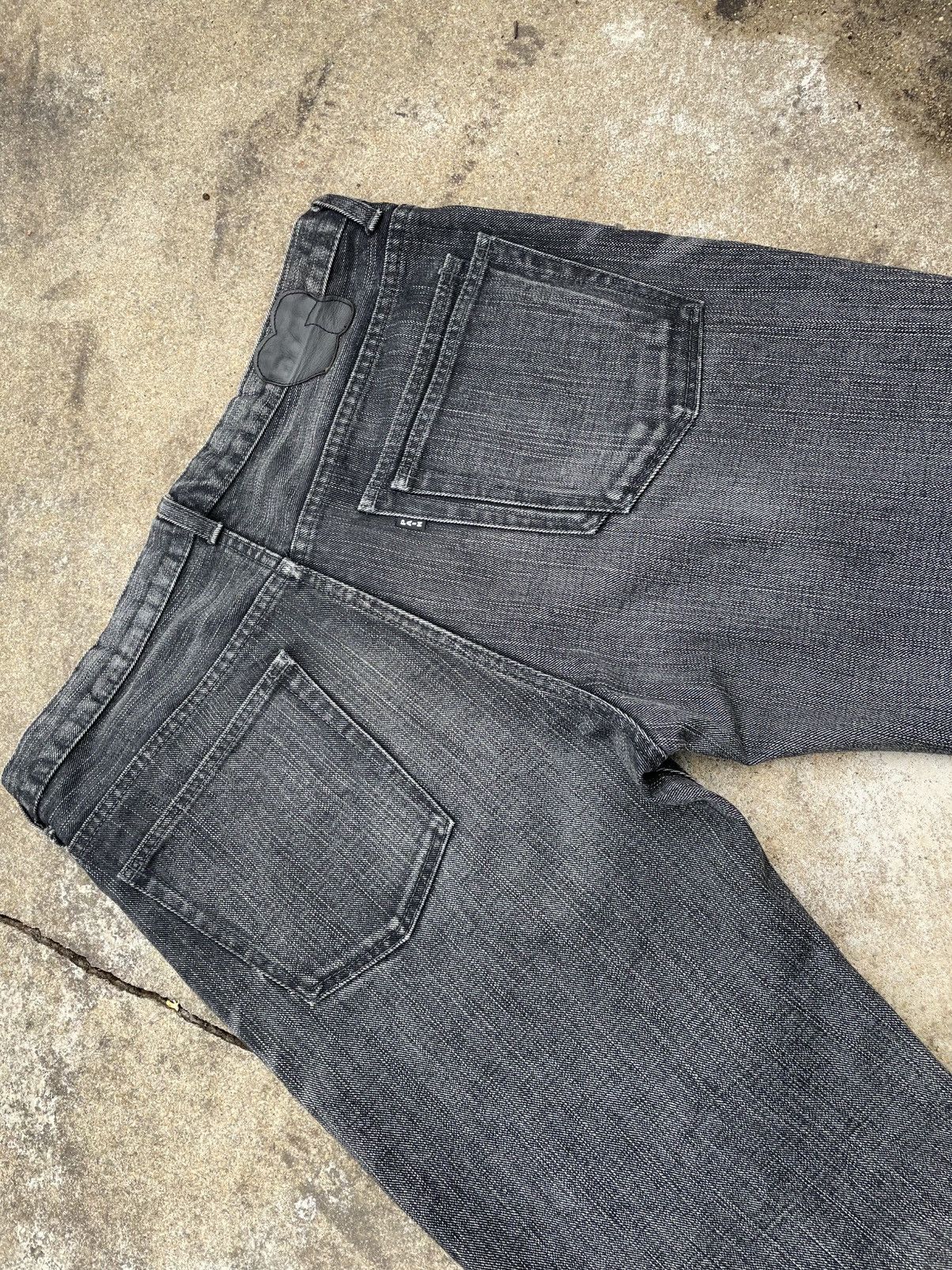 Number (N)ine SS04 "Dream Baby Dream" Double Pocket Pain Patch Denim Size US 34 / EU 50 - 4 Thumbnail