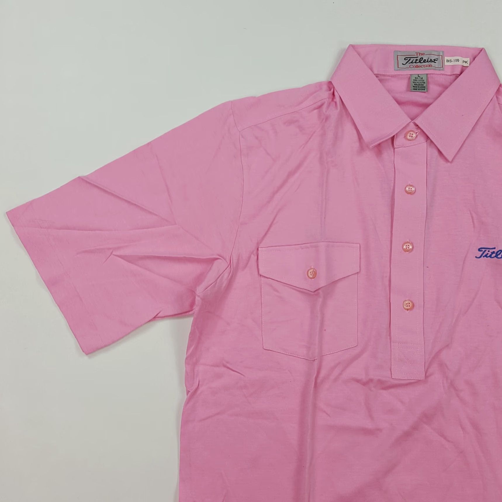 Titleist VINTAGE Titleist Golf Polo Shirt Short Sleeve Pink L PGA Logo 90s Preppy Casual Mens Size US L / EU 52-54 / 3 - 4 Thumbnail