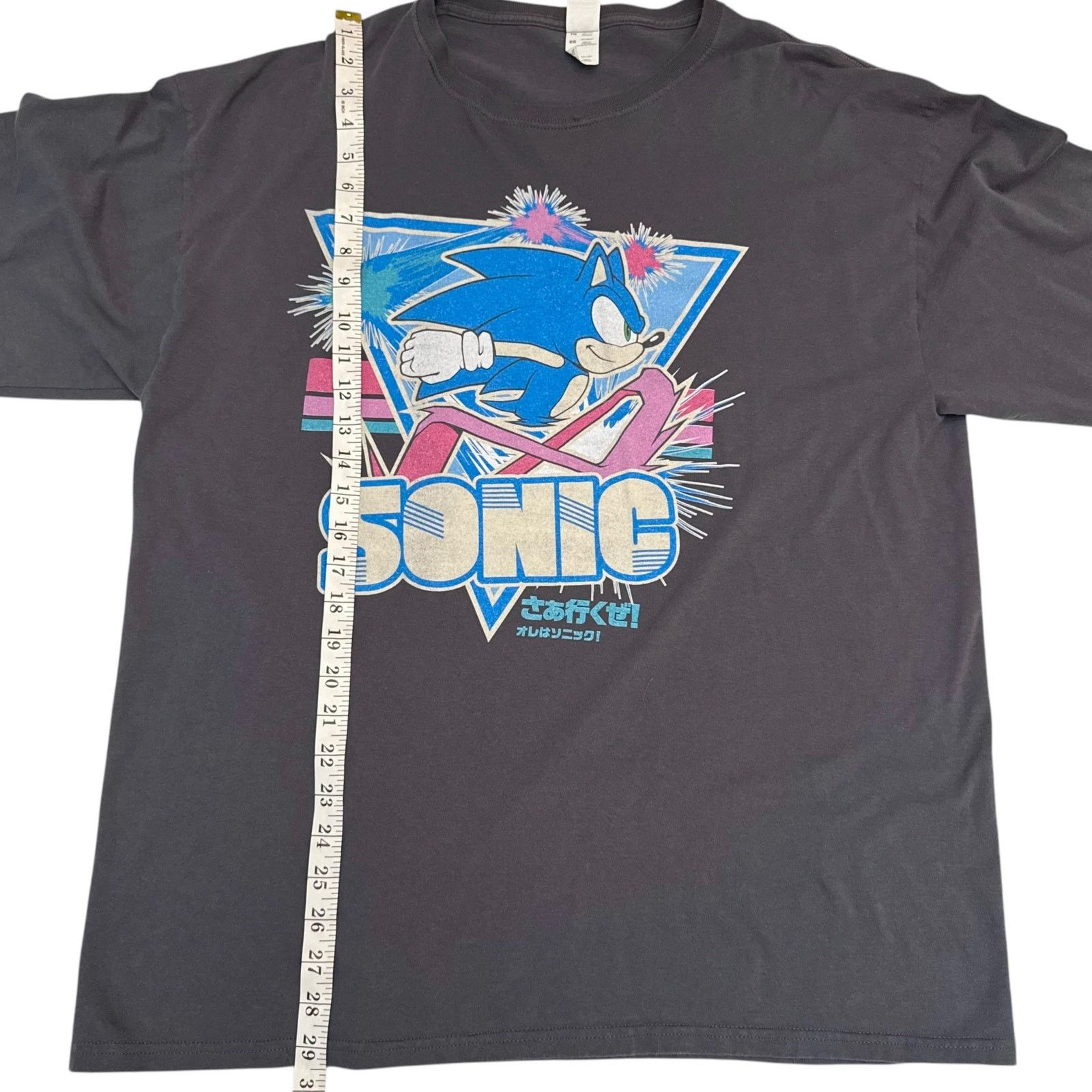 Other Sonic the Hedgehog Retro Long Sleeve Shirt XL Gray Sega 90s Size XL / US 12-14 / IT 48-50 - 11 Thumbnail