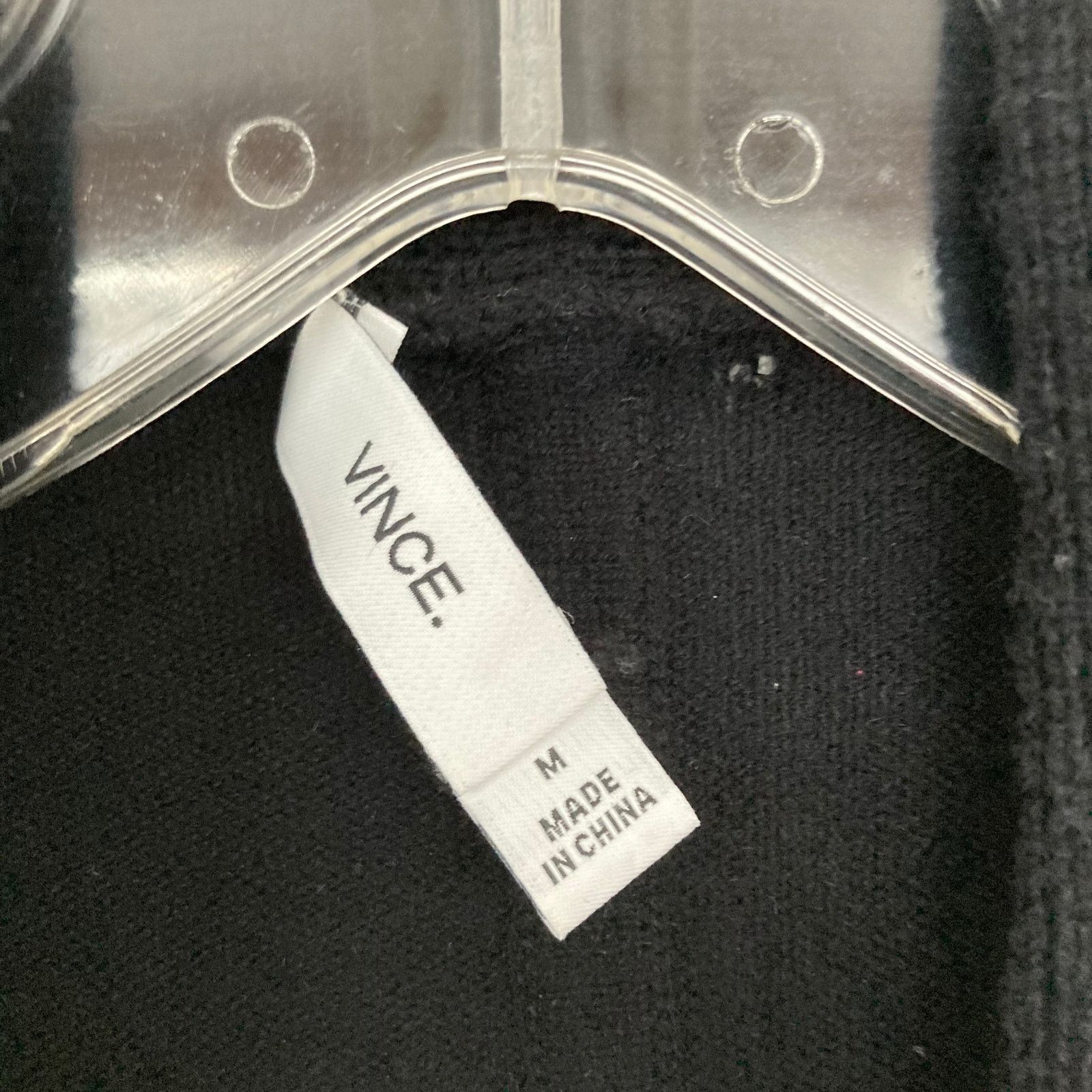 Vince Vince Black Wool Cashmere Sleeveless Cardigan Sz M Size M / US 6-8 / IT 42-44 - 2 Thumbnail