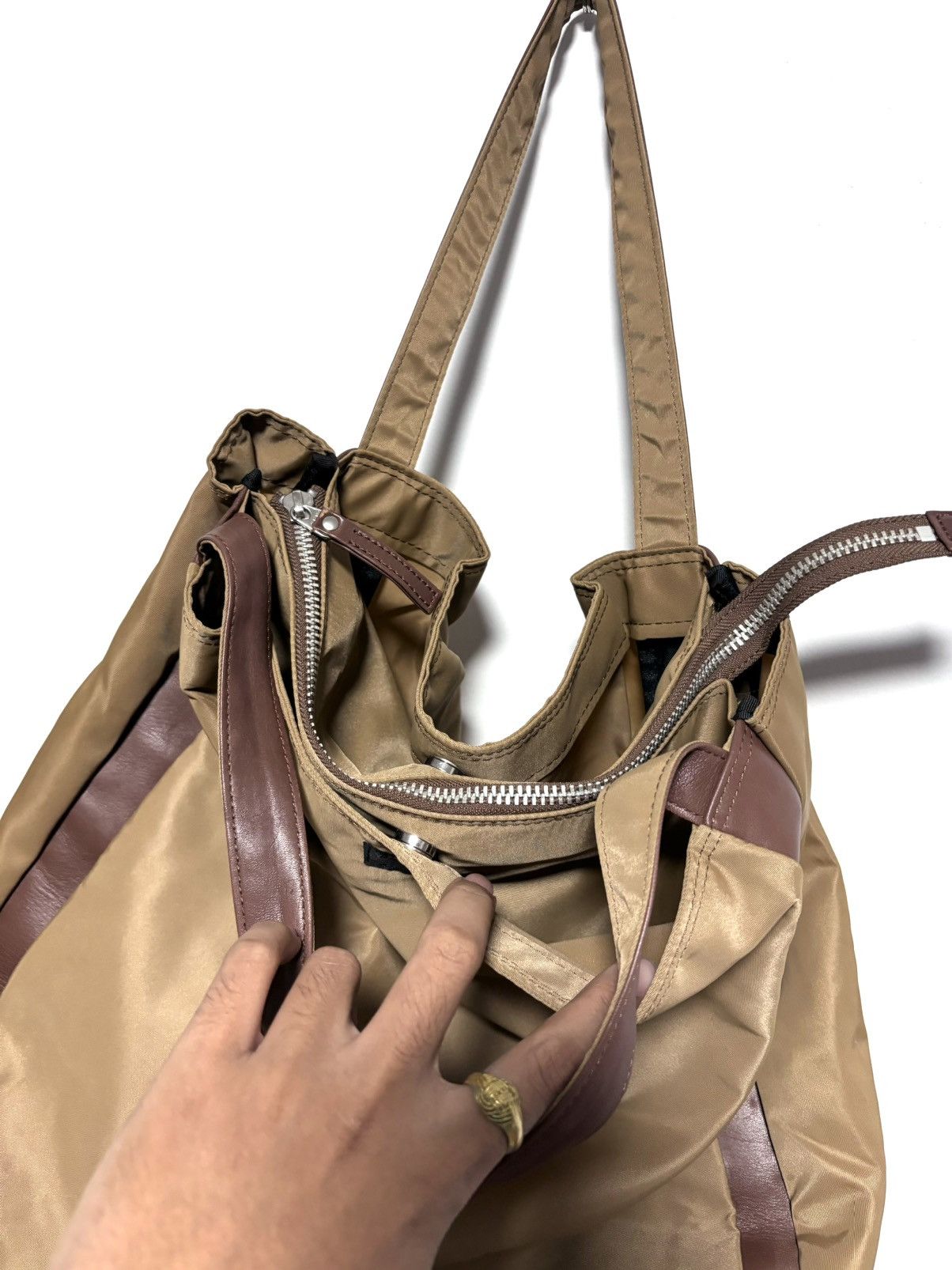 If Six Was Nine Rare Yohji Yamamoto Y’SACCS Tote Bag Size ONE SIZE - 4 Thumbnail