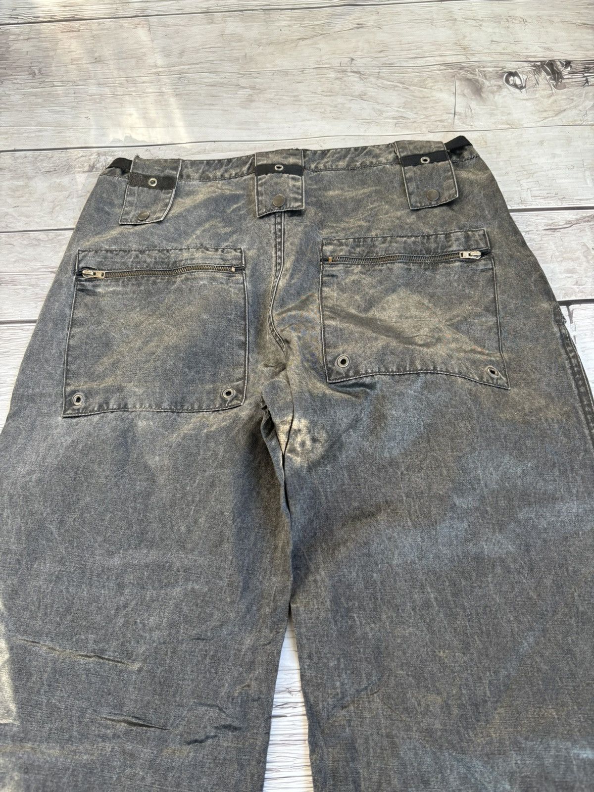 JNCO × Japanese Brand Vintage Baggy Rap sk8 Jnco Style Silver Jeans y2k Size US 32 / EU 48 - 6 Thumbnail