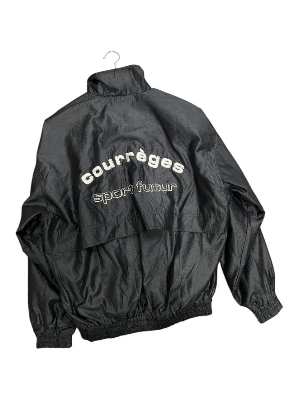 Courreges × Designer Vintage Courreges Bomber Jacket Size US L / EU 52-54 / 3 - 3 Thumbnail