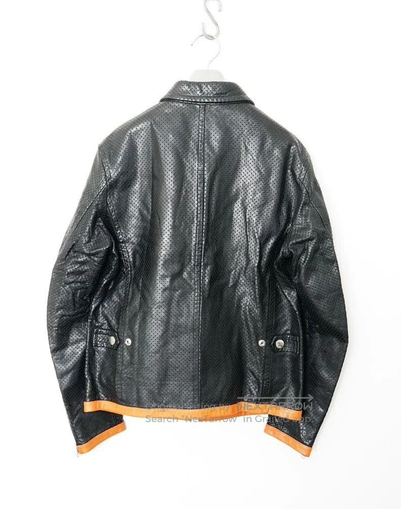 Comme des Garcons Comme des Garcons Fishnet Leather Jacket. Size US M / EU 48-50 / 2 - 6 Thumbnail