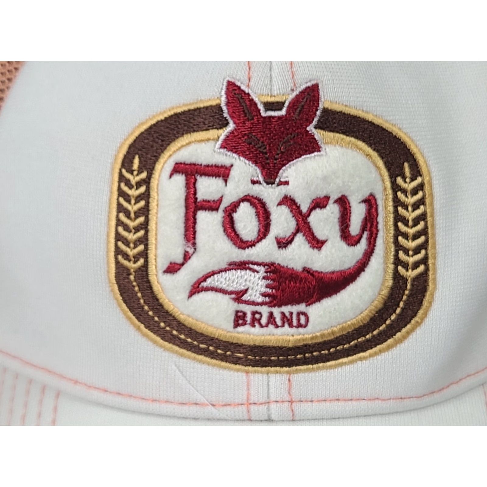 American Eagle Outfitters American Eagle Outfitters Trucker Hat Snapback Adjustable Casual Small Orange White Multi-Color Men Hat Size ONE SIZE - 2 Thumbnail