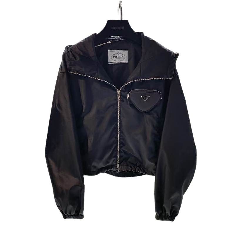 Prada Prada Nylon Pouch Zip Jacket Size 40 Size S / US 4 / IT 40 - 1 Thumbnail