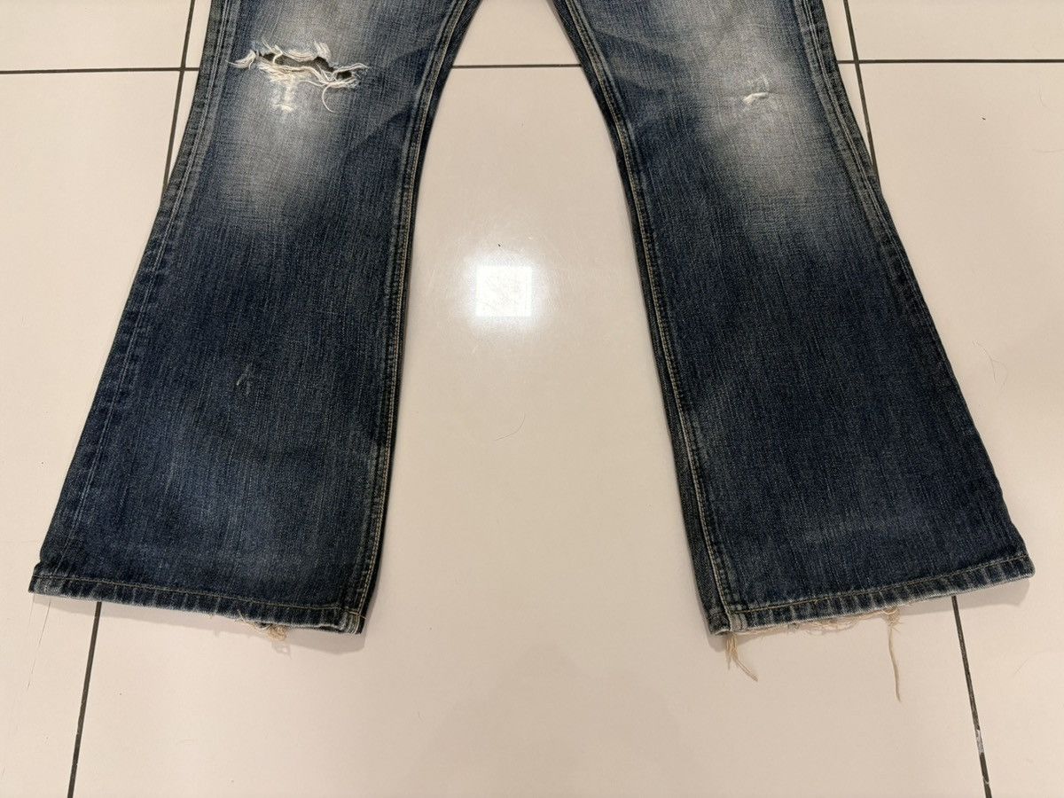 Vintage Vtg Lee Riders Flare Bootcut Distressed Jeans Size US 30 / EU 46 - 7 Thumbnail