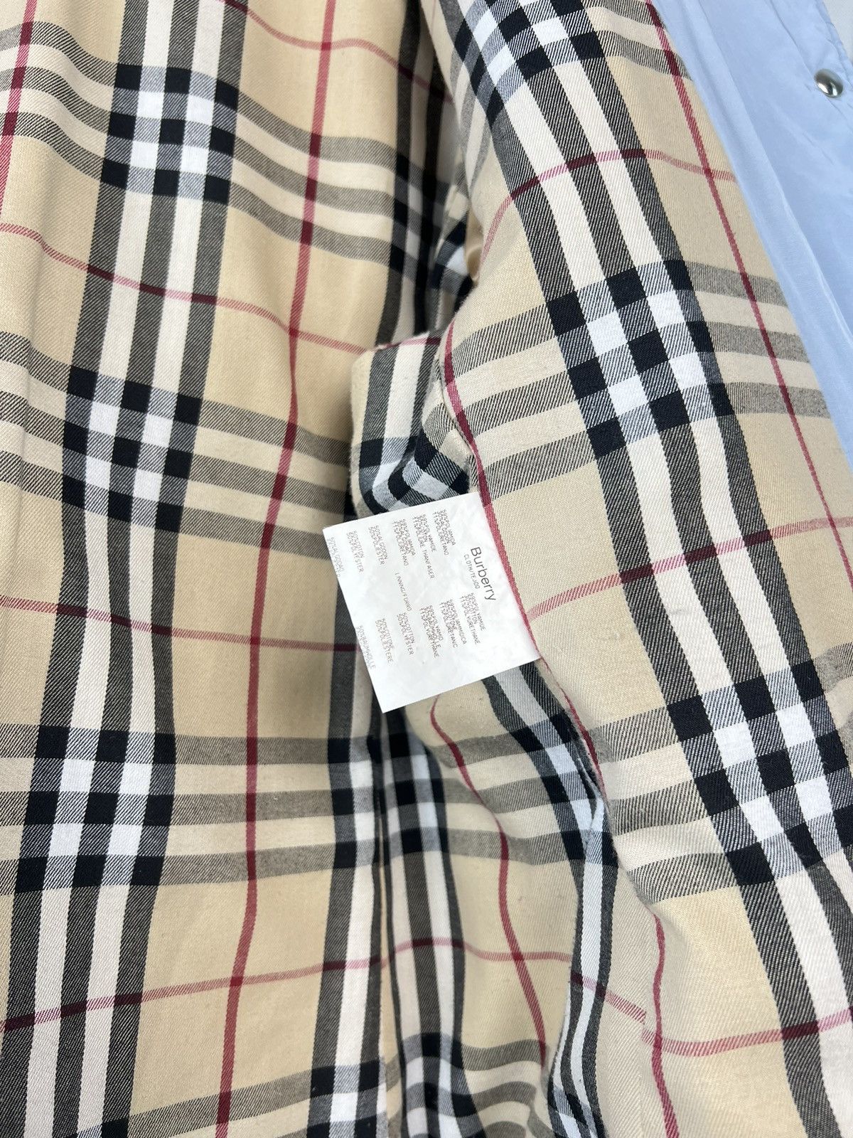 Burberry Burberry Blue Nova Check Quilted Jacket Size S - M 48 Size M / US 6-8 / IT 42-44 - 7 Thumbnail