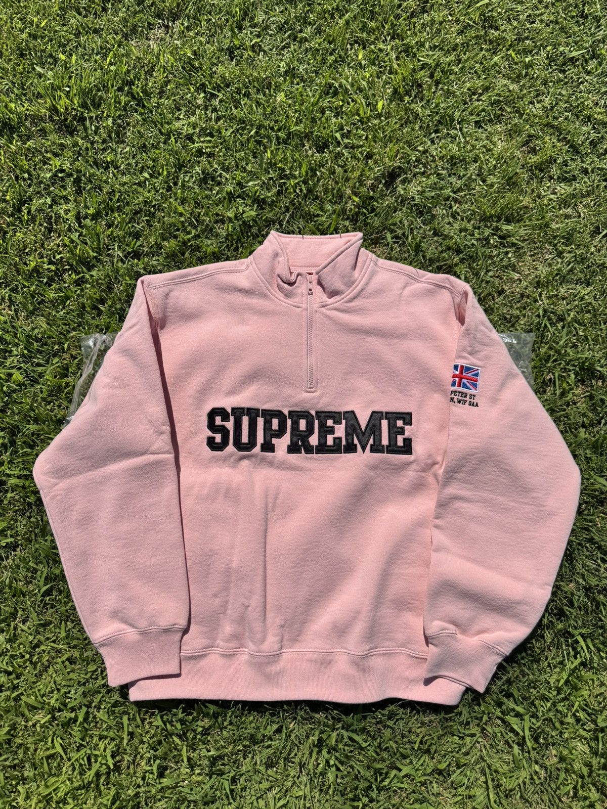 Supreme Supreme Shop Flag Half Zip Pullover Size US M / EU 48-50 / 2 - 1 Thumbnail