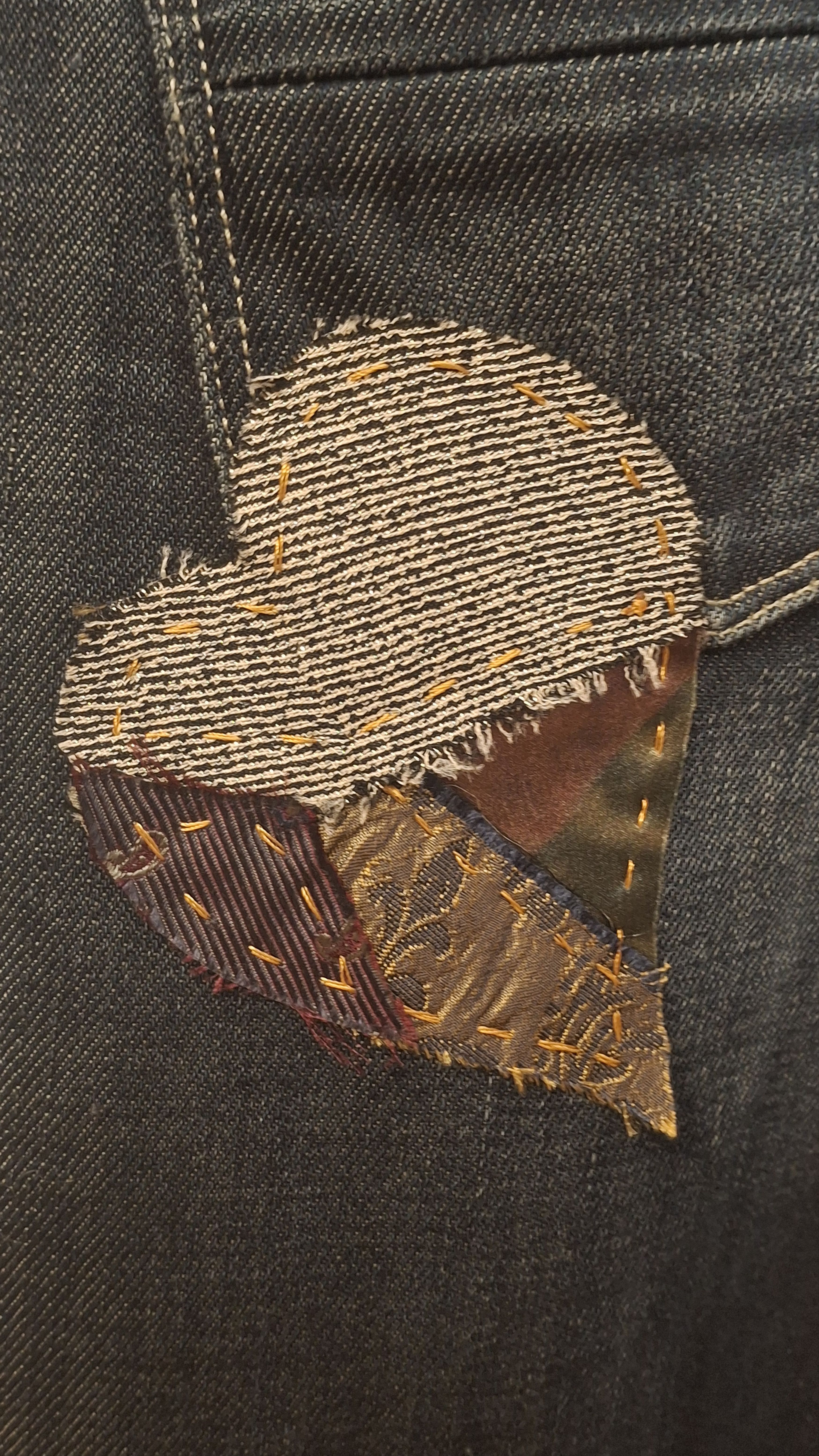 G-Star G-Star Reworked Camo Panel Skirt – Upcycled Art Denim Size 25" / US 0 / IT 36 - 13 Thumbnail