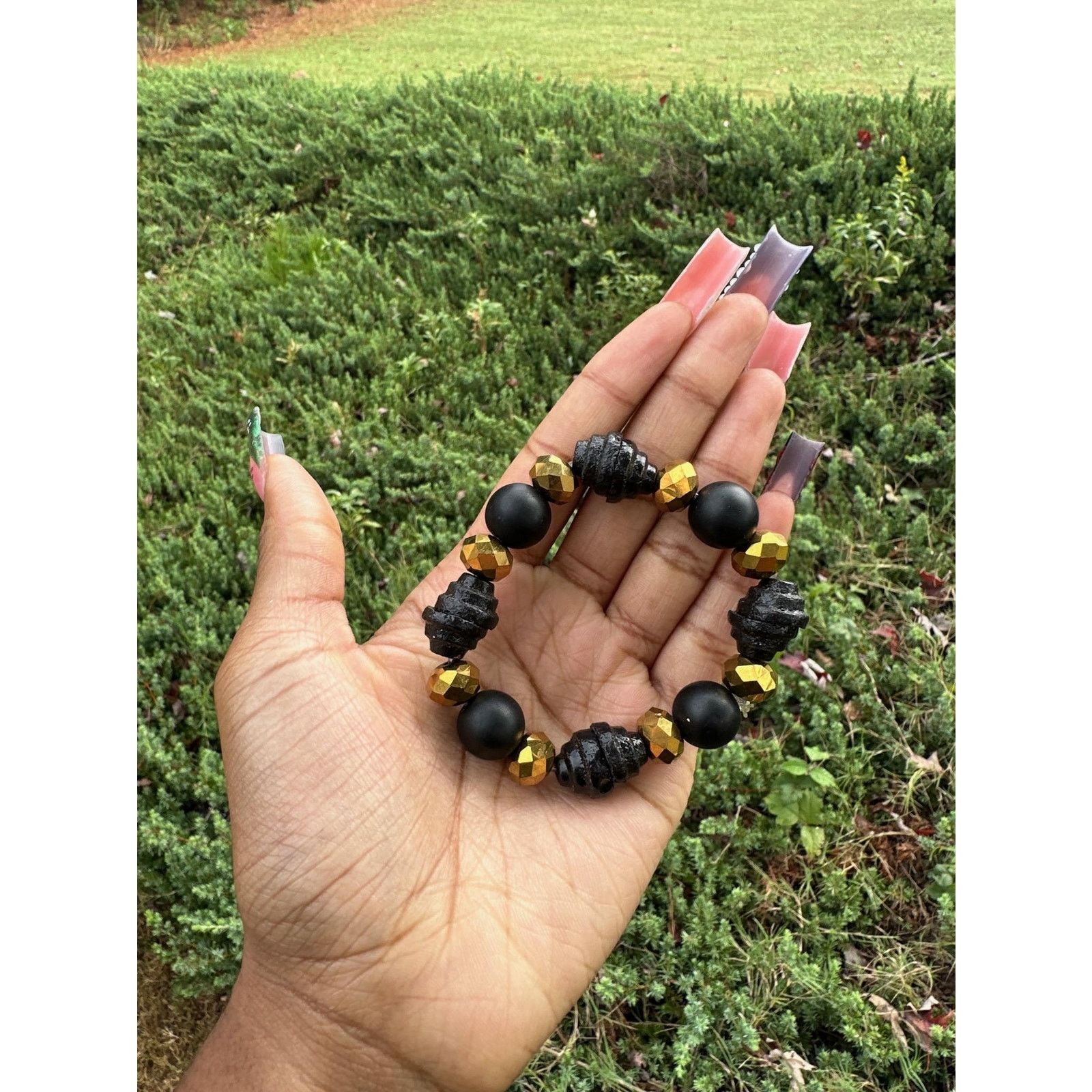 Other African assorted tribal bracelets beautiful engraved designs Size ONE SIZE - 7 Thumbnail