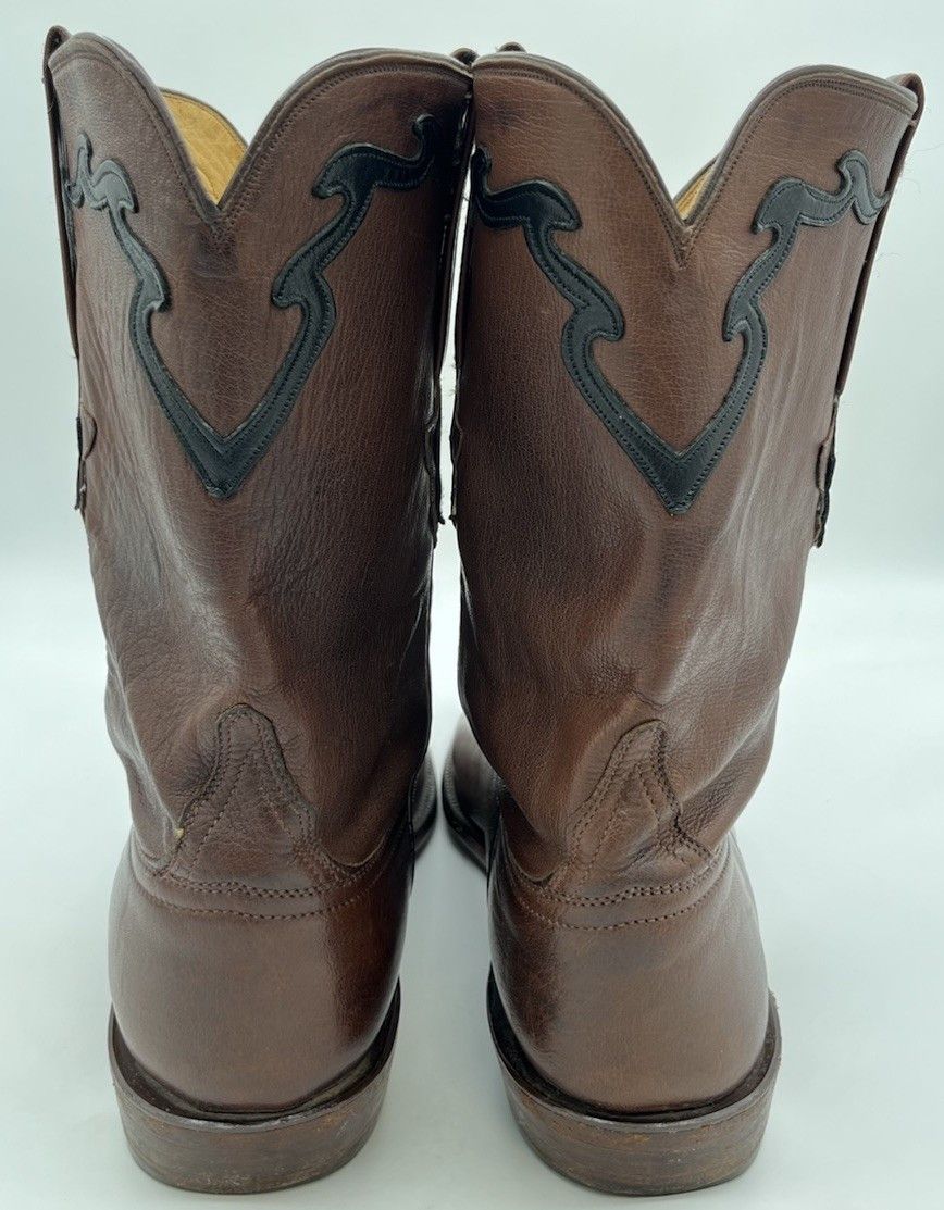 Lucchese LUCCHESE CLASSICS WHISKEY BURNISHED FLORENCE BUFFALO BOOTS Size US 13 / EU 46 - 4 Thumbnail