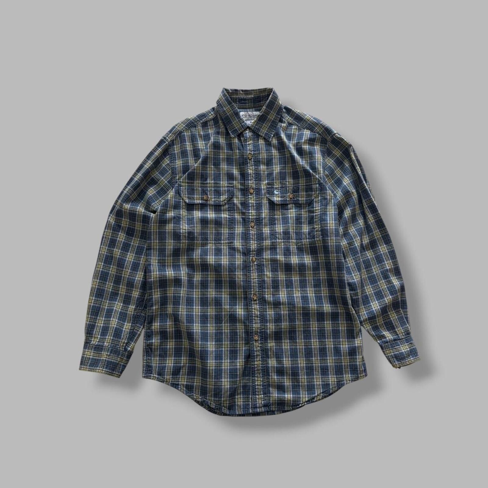 Carhartt Vintage Carhartt Plaid Button Up Size US M / EU 48-50 / 2 - 1 Thumbnail