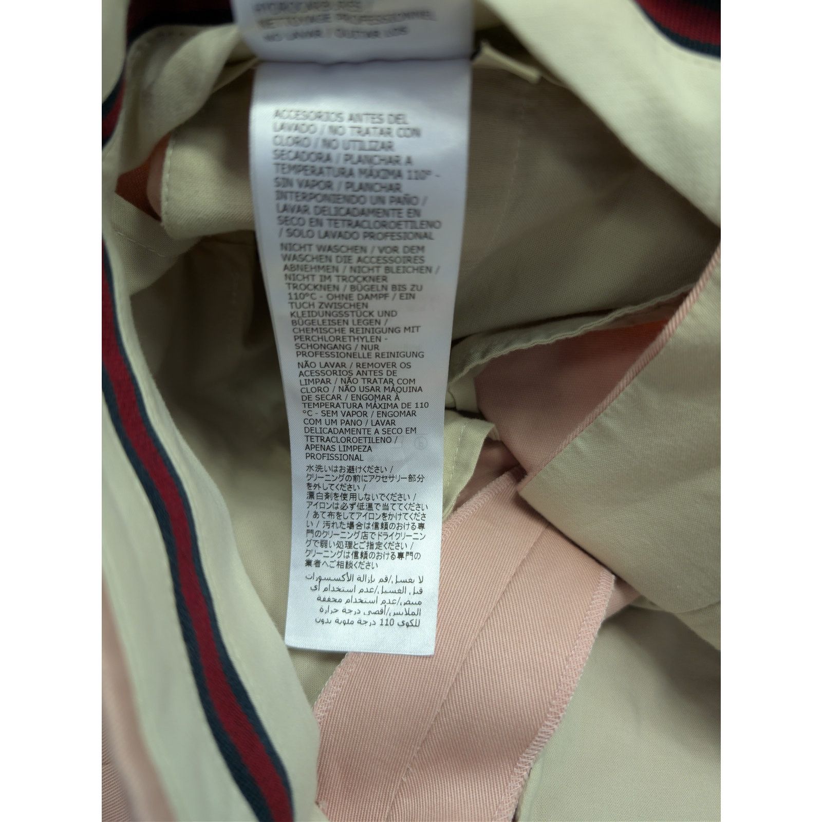 Gucci o1rshd1 Military Cotton Drill Treated Loose Pant in Pink Size US 32 / EU 48 - 17 Thumbnail