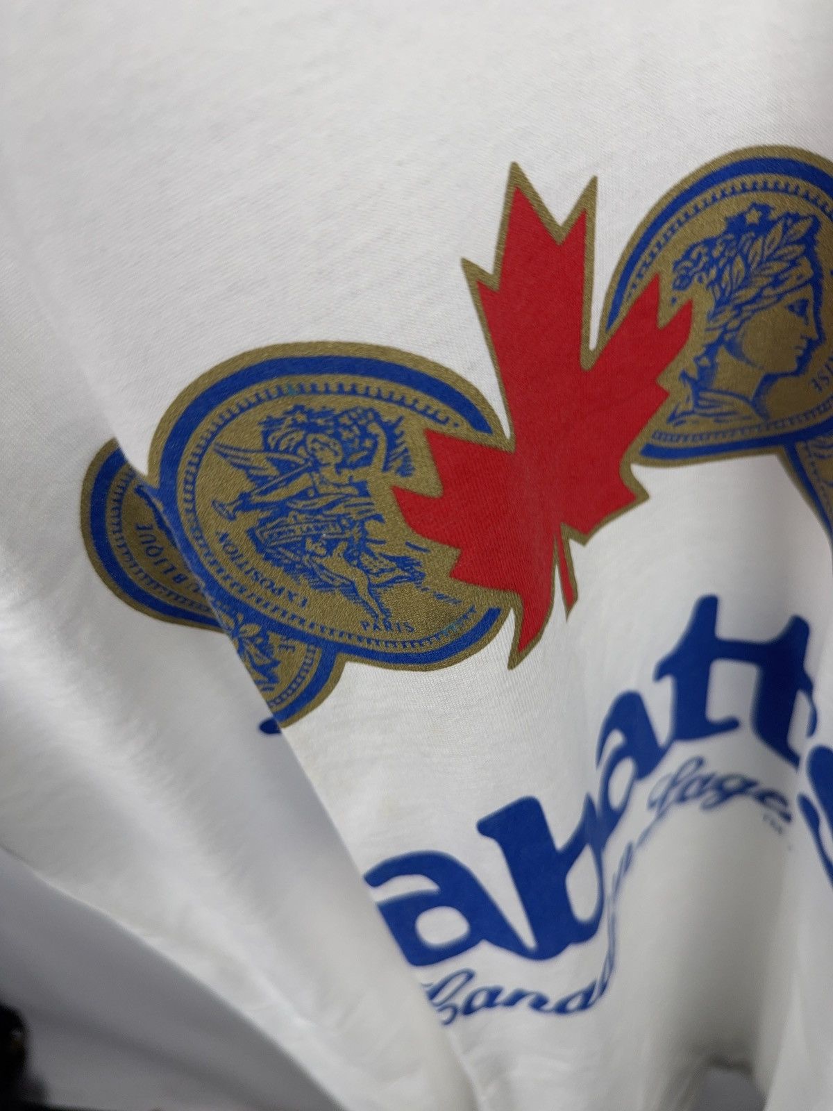 Vintage Vintage 90s Labatt’s Canadian Lager Tee Screen Stars Best L Size US L / EU 52-54 / 3 - 10 Thumbnail