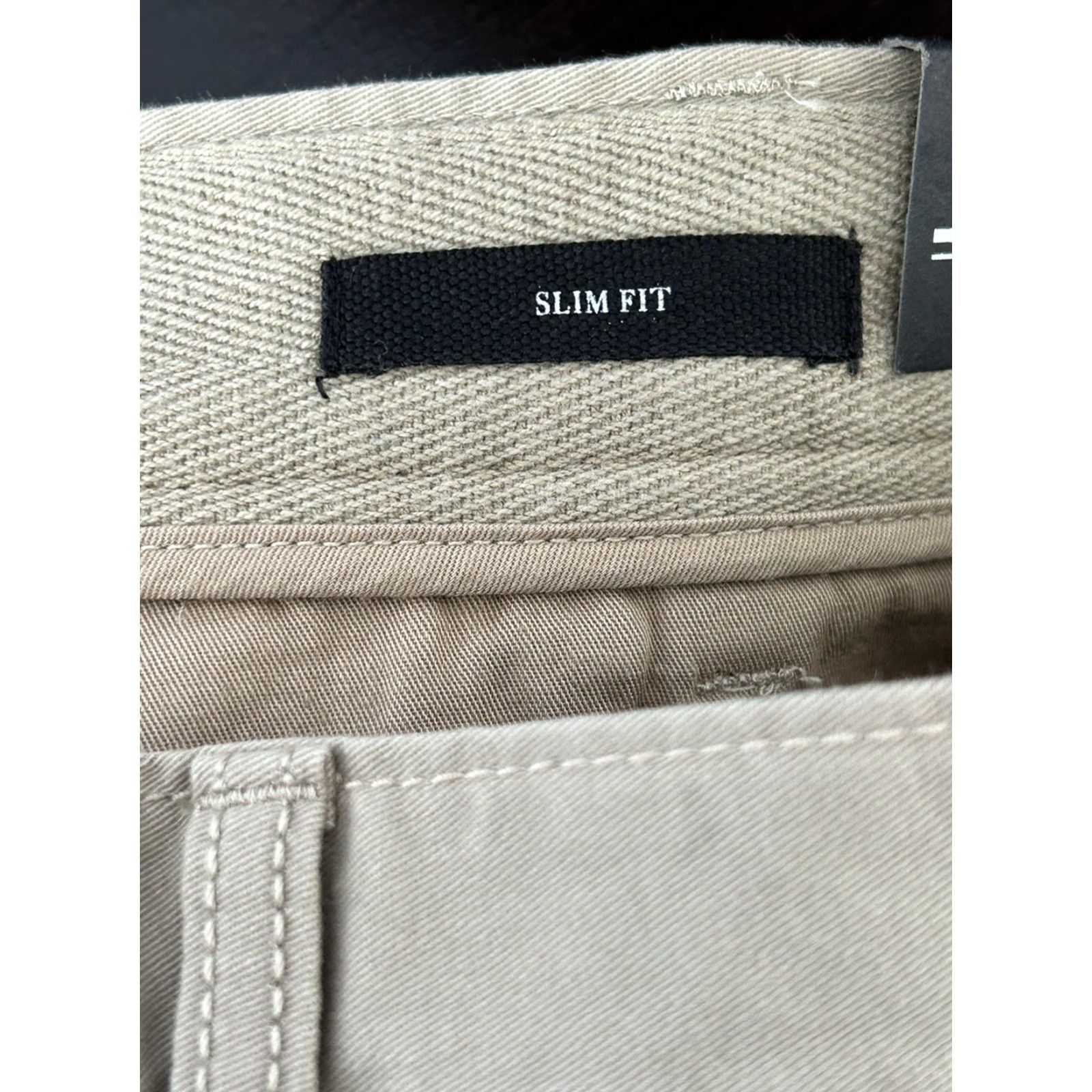 Treasure & Bond Treasure & Bond Mens Chino Shorts Flat Front Beige 38W Regular Cotton Blend Khaki Casual Shorts Mens 38 Beige Size US 38 / EU 54 - 7 Thumbnail