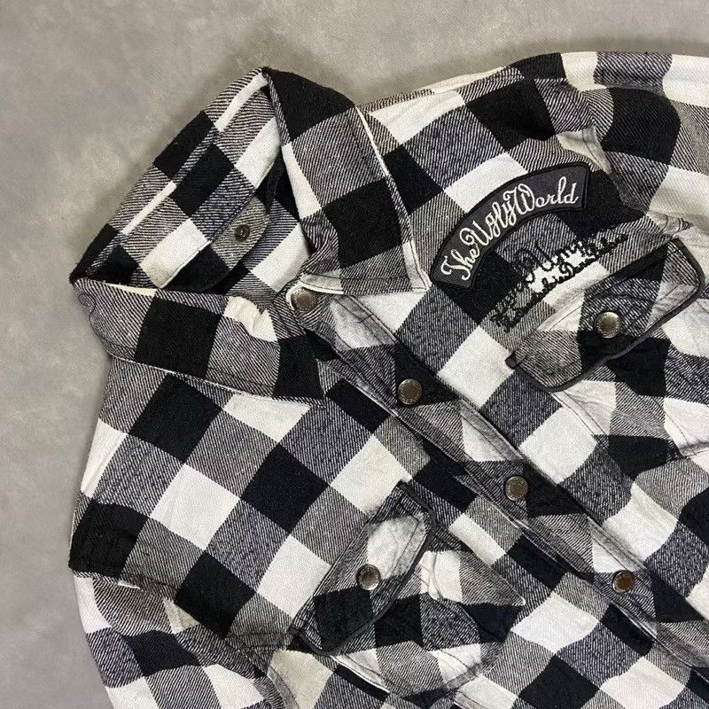 In The Attic IN THE ATTIC FLANNEL - EMBROIDERY SCRIPT LOGO ARCHIVE STYLE Size US S / EU 44-46 / 1 - 2 Thumbnail