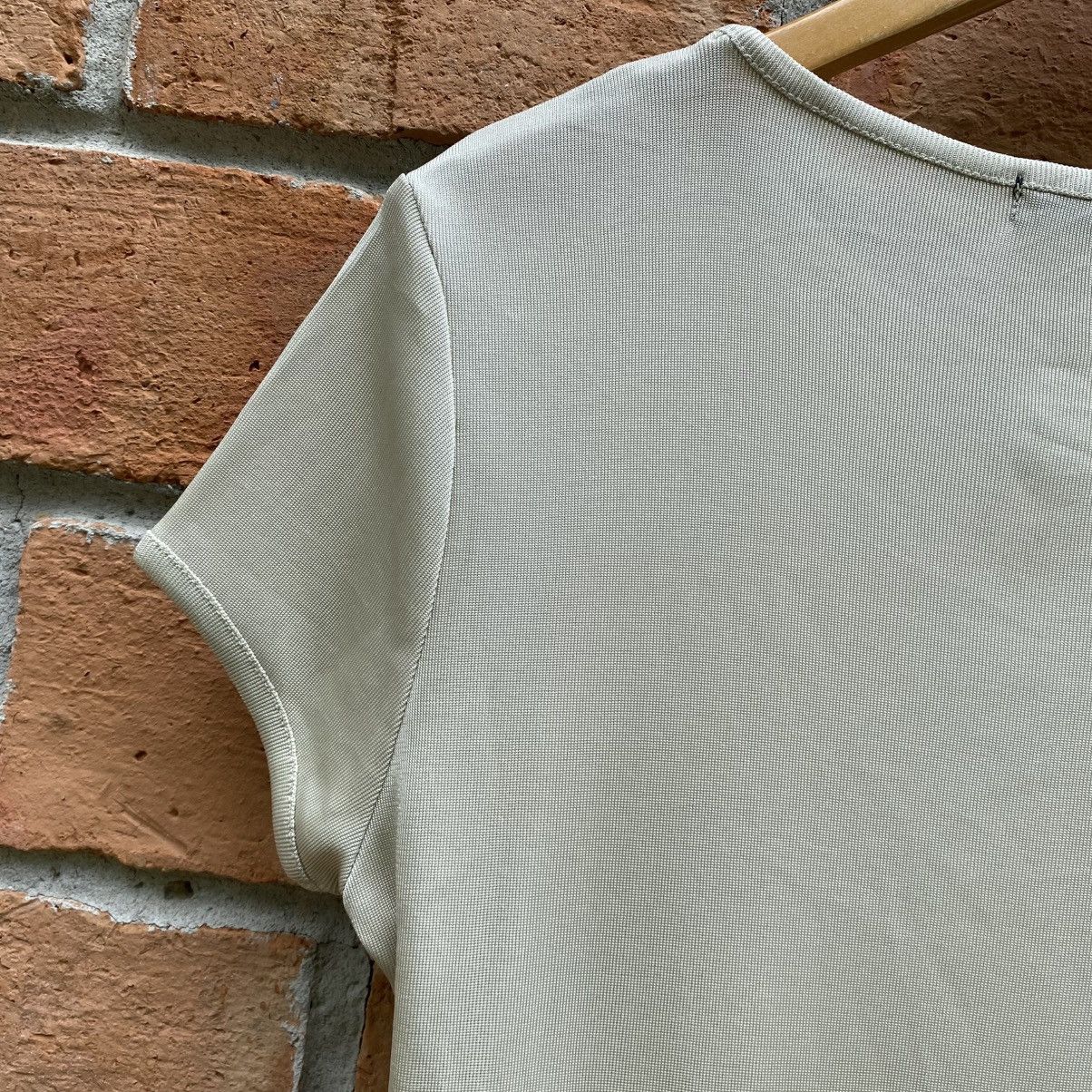 Yoshiyuki Konishi YOSHIYUKI KONISHI Soft Stretchy Fitted Tee – Beige Size M / US 6-8 / IT 42-44 - 11 Thumbnail