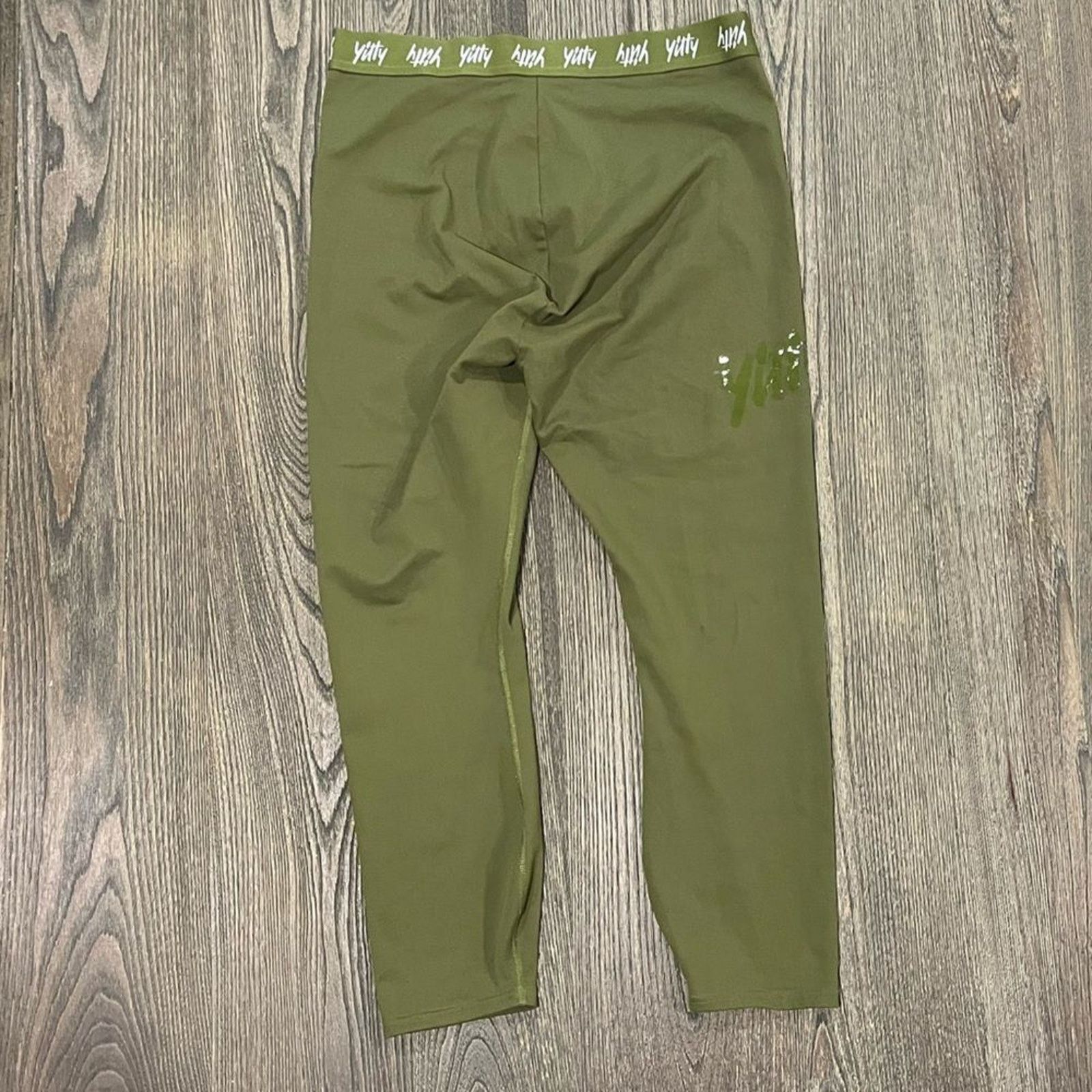 Vintage Yitty Major Label Shaping High Waist Logo Legging 7/8 XL Size 31" - 4 Thumbnail