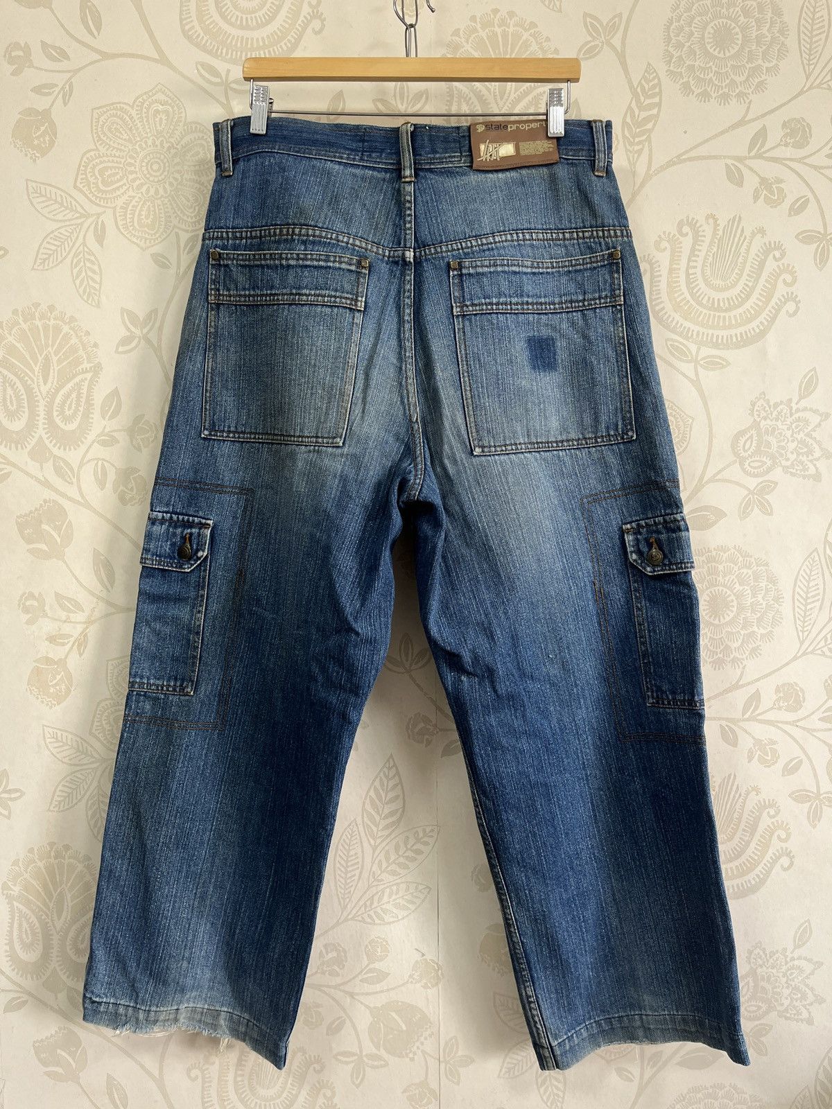 Vintage Baggy Jeans State Property Skaters Denim Size US 36 / EU 52 - 4 Thumbnail