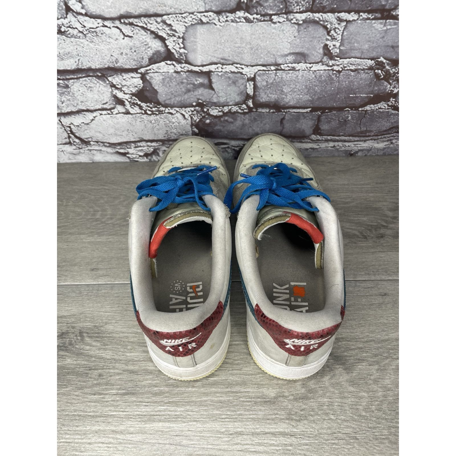 Nike Nike Undefeated x Air Force 1 Low 5 White Leather Grey Suede Size US 10.5 / EU 43-44 - 5 Thumbnail