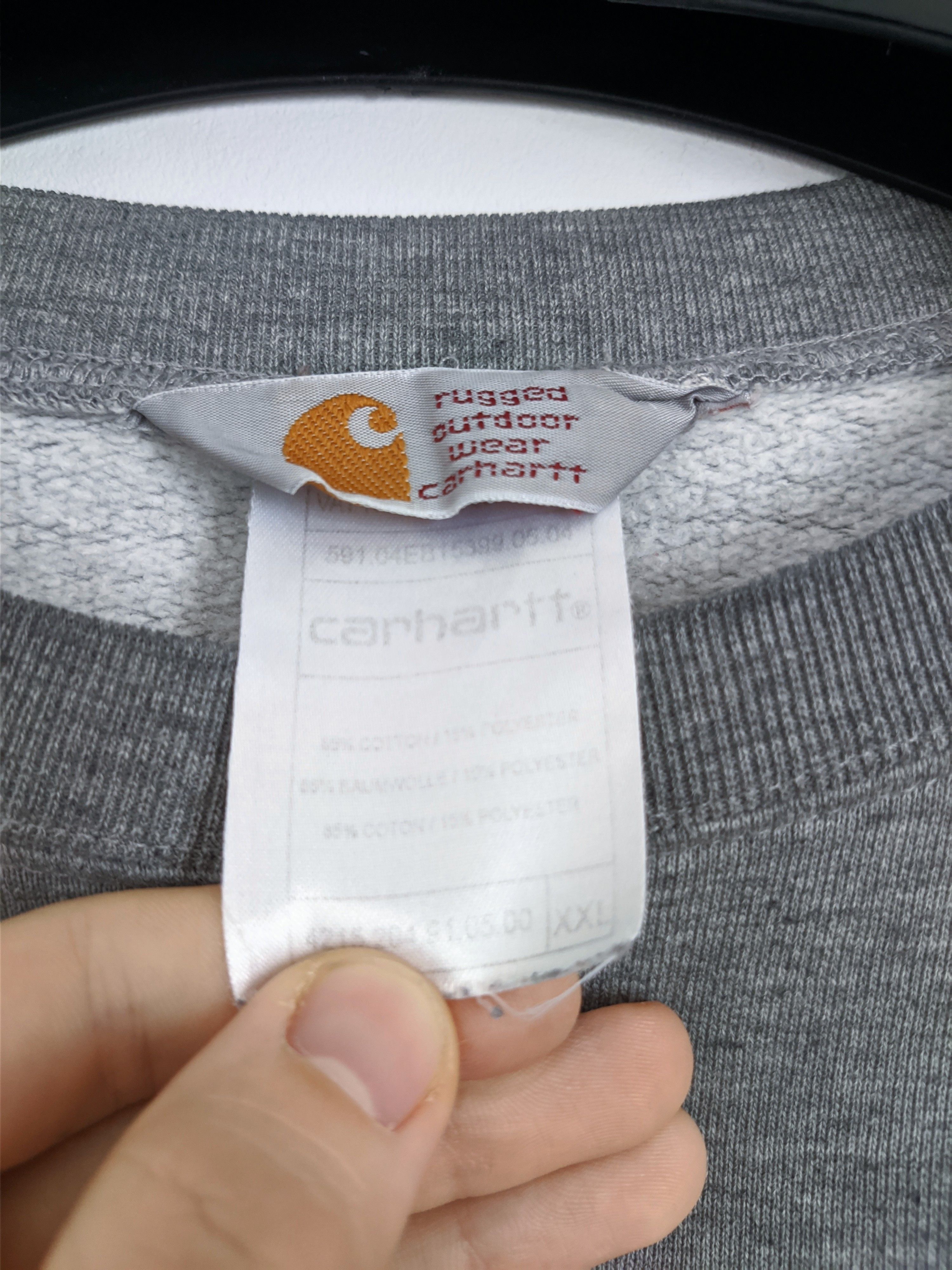 Carhartt Vintage Carhartt sweatshirt big logo y2k Size US XXL / EU 58 / 5 - 6 Thumbnail