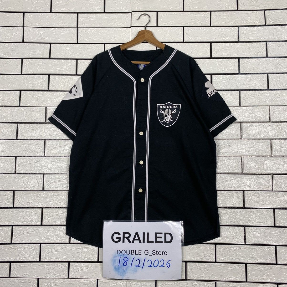 Starter 📌Sportwear Button Shirt Bowling Starter Raiders Big Logo Size US L / EU 52-54 / 3 - 1 Thumbnail